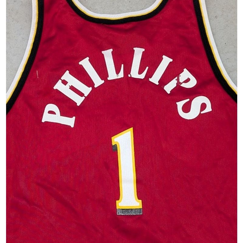 Champion × NBA × Vintage Vintage Champion Atlanta Hawks Phillips Custom Name Jersey Size US XXL / EU 58 / 5 - 9 Thumbnail