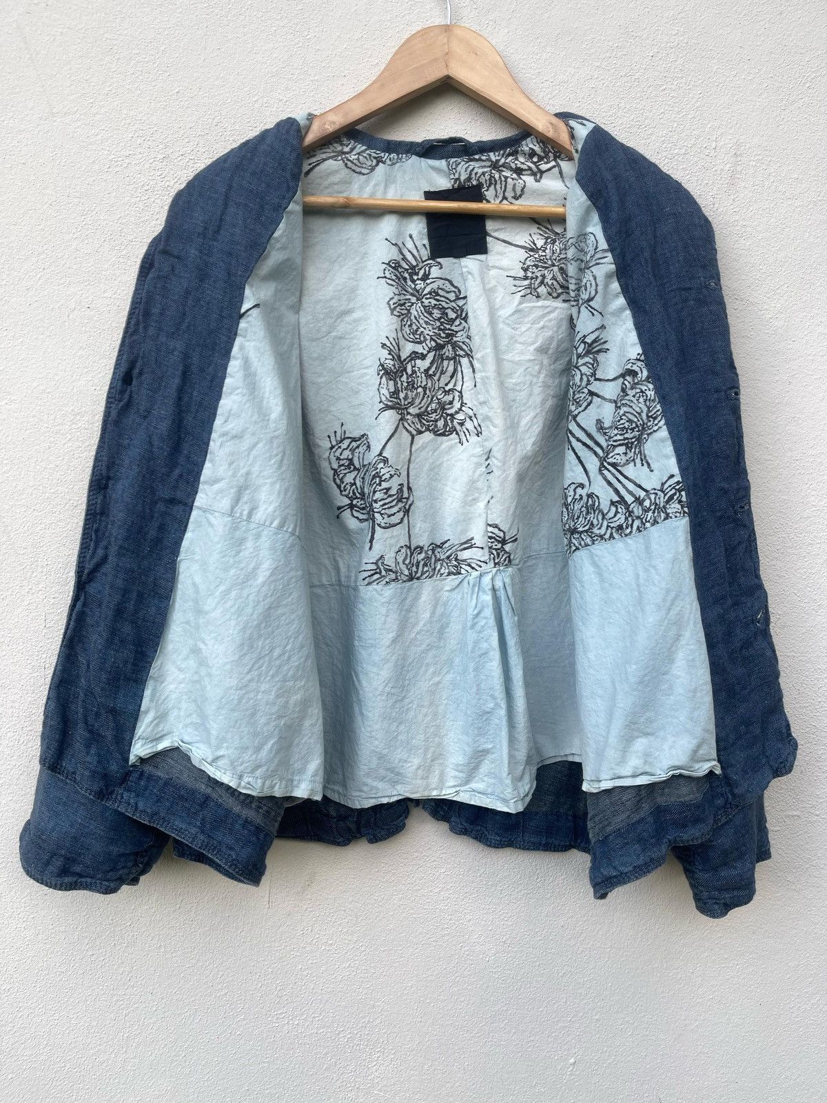 If Six Was Nine × Japanese Brand × Pas de Calais Pas De Calais Denim Jacket Size US L / EU 52-54 / 3 - 11 Thumbnail
