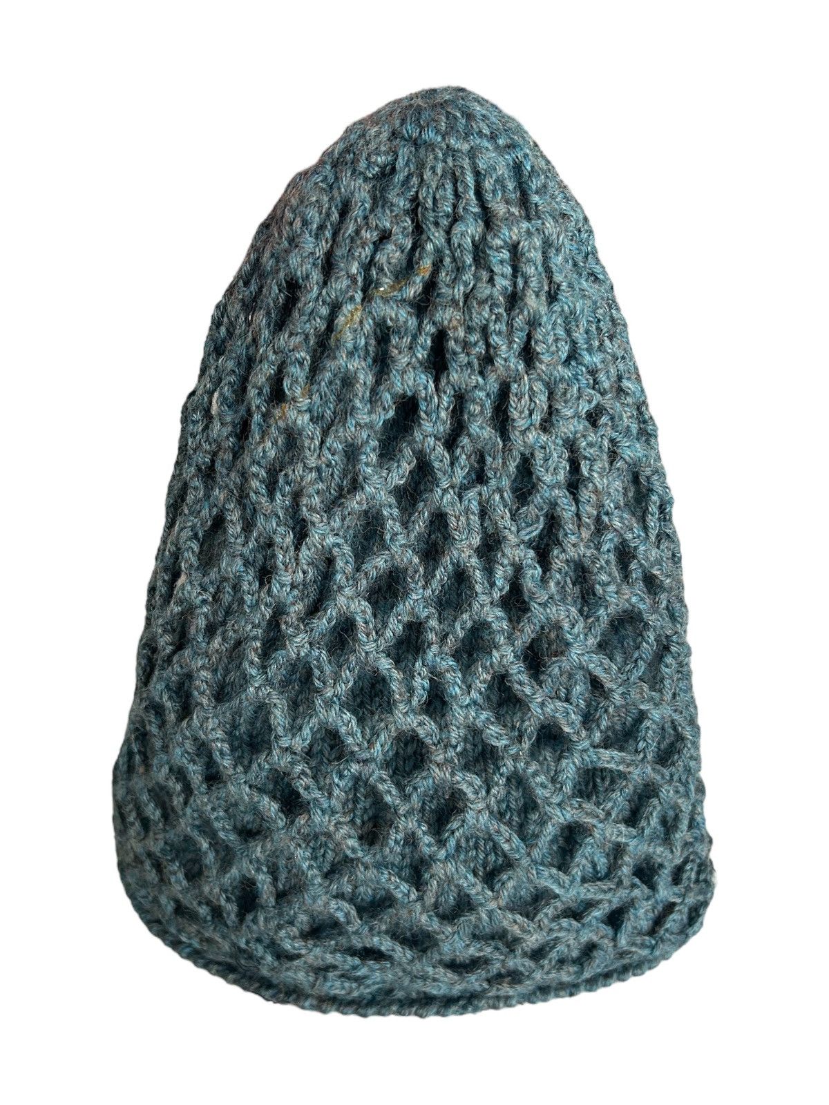Japanese Brand × Kapital × Vintage Rare' Crochet Knitted handmade Big Beanie Hats ☠️☠️ Size ONE SIZE - 1 Thumbnail