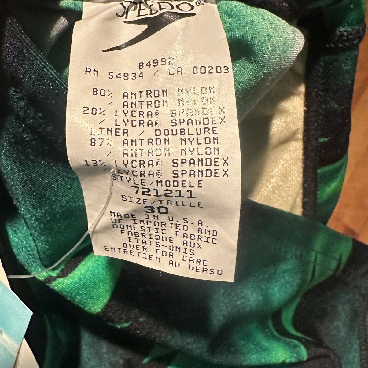 Speedo × Vintage RARE Vintage Green Speedo Briefs Size US 30 / EU 46 - 5 Thumbnail