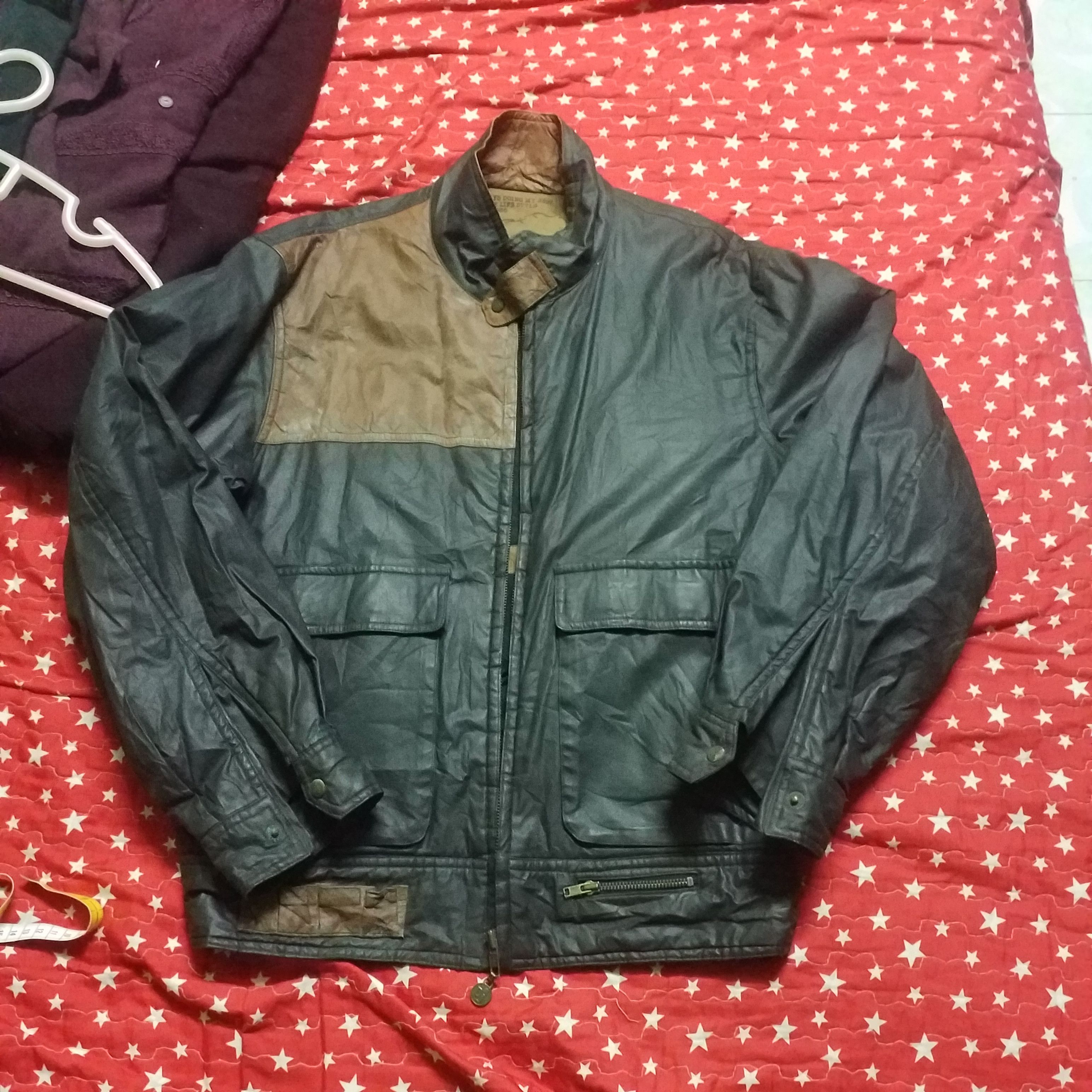 Bjorn Borg ARTIFICIAL LEATHER JACKET HUNTING BODY GUARD STYLE Size US L / EU 52-54 / 3 - 1 Thumbnail