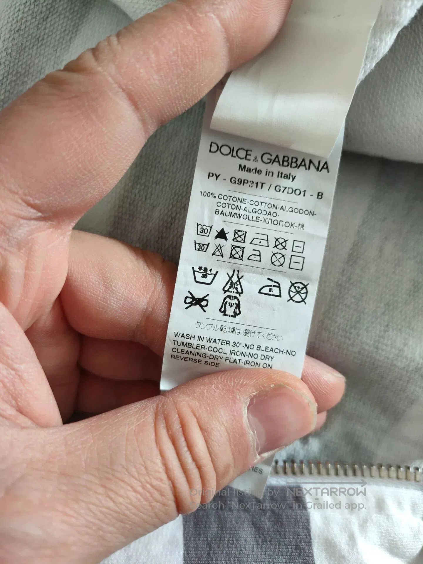 Dolce & Gabbana Dolce Gabbana Striped Hooded Sweatshirt. Size US M / EU 48-50 / 2 - 7 Thumbnail