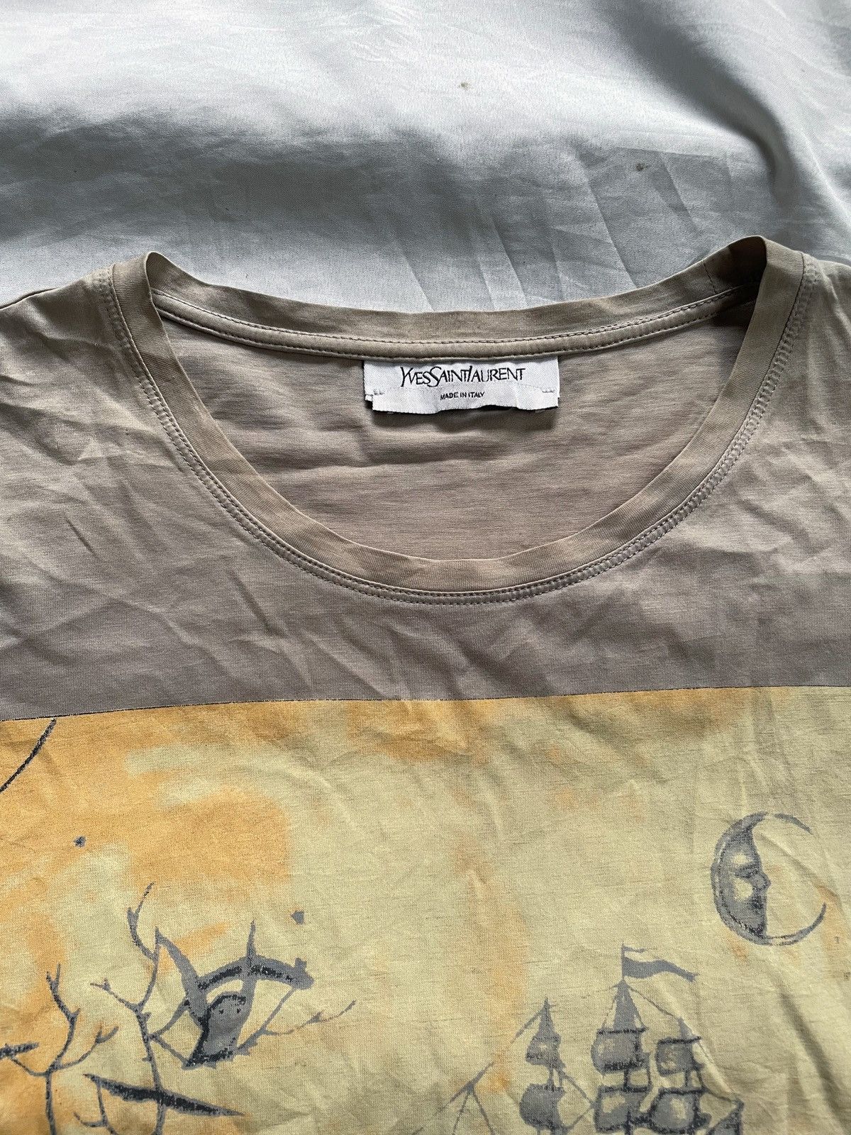 Yves Saint Laurent YVES SAINT LAURENT GRPAHIC TEE Size US L / EU 52-54 / 3 - 4 Thumbnail