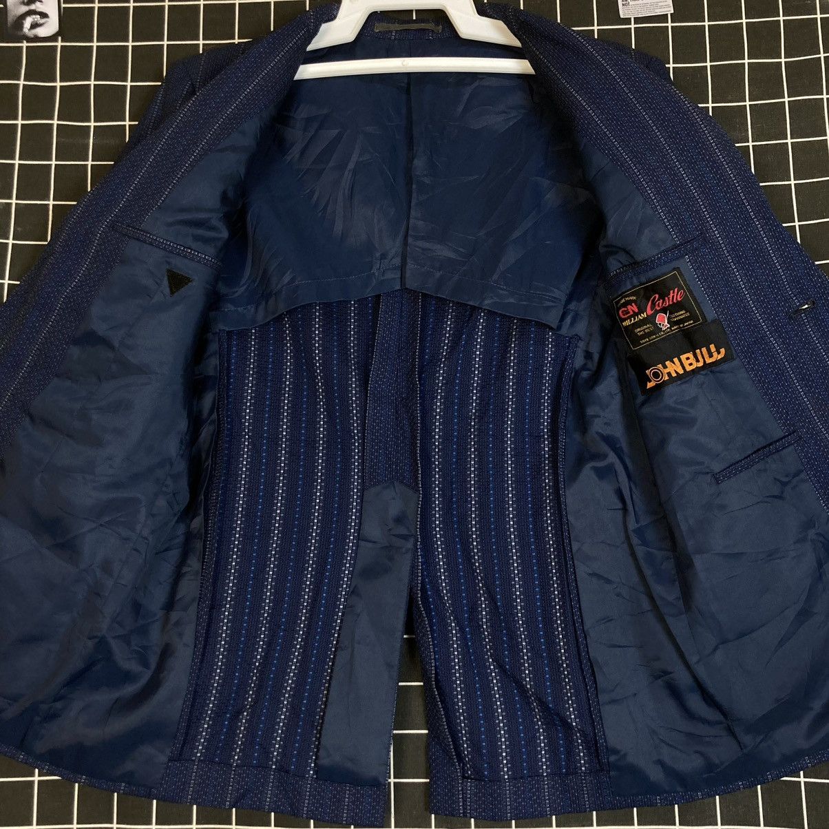 Johnbull VINTAGE JOHNBULL STRIPES WOOL BLAZER Size US M / EU 48-50 / 2 - 8 Thumbnail
