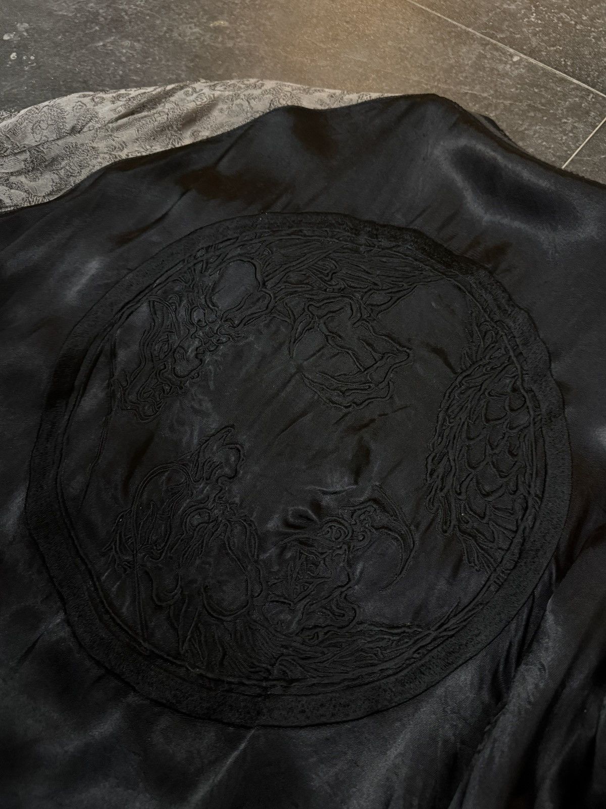 Japanese Brand Vintage Japanese Clasic Script Embroidery Dragon Reversible Size US XL / EU 56 / 4 - 11 Thumbnail