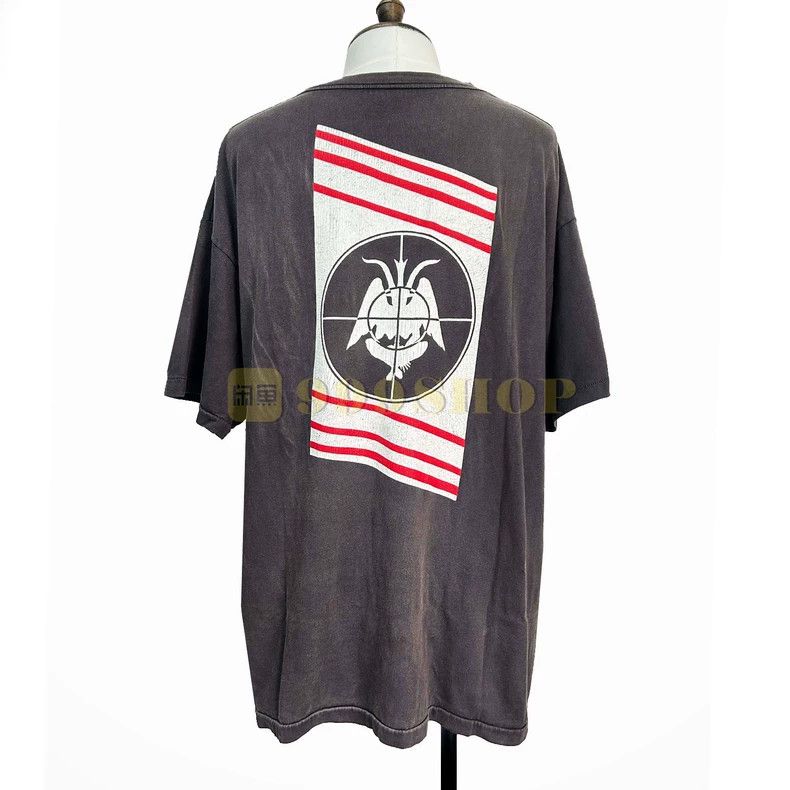 Saint Michael Saint Michael Red slogan: Starry short sleeved shirt Size US XXL / EU 58 / 5 - 2 Thumbnail