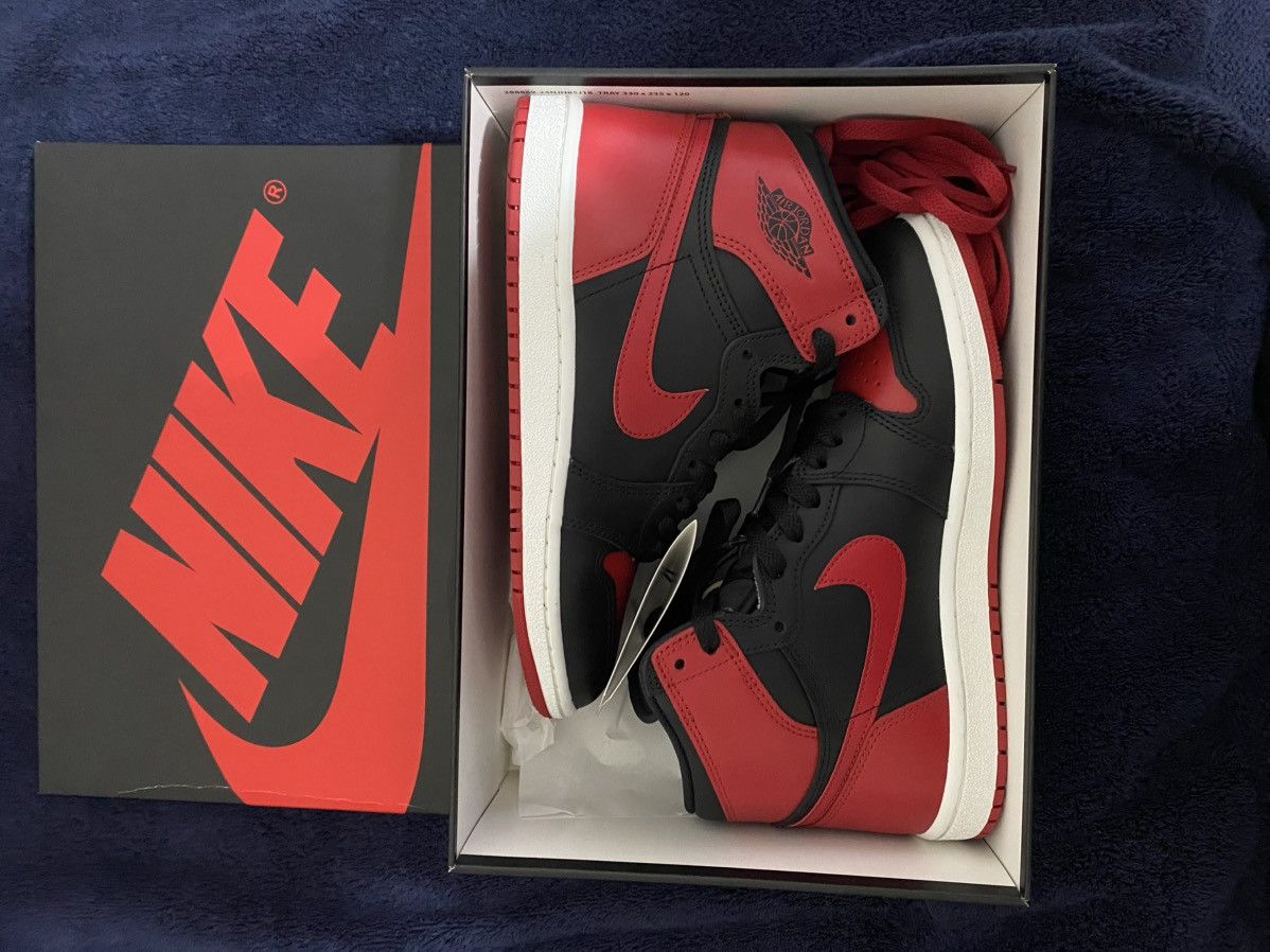 Jordan Brand × Nike Air Jordan 1 High Bred Size US 9 / EU 42 - 4 Thumbnail