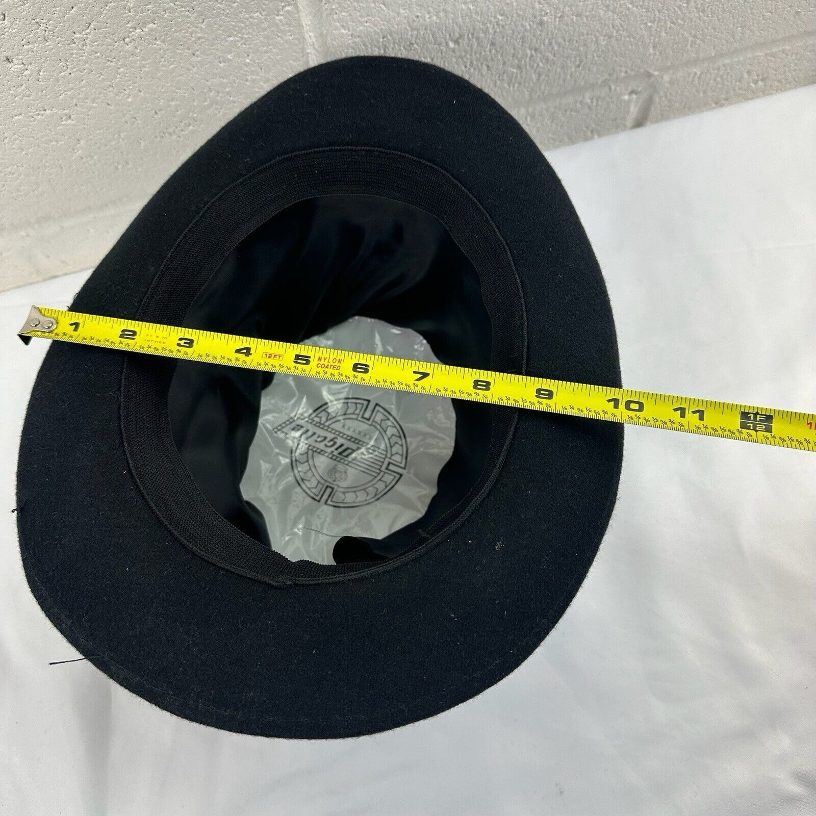 Pigalle Vintage Pigalle Black Bowler Hat Wool Felt Sz S Size ONE SIZE - 8 Thumbnail