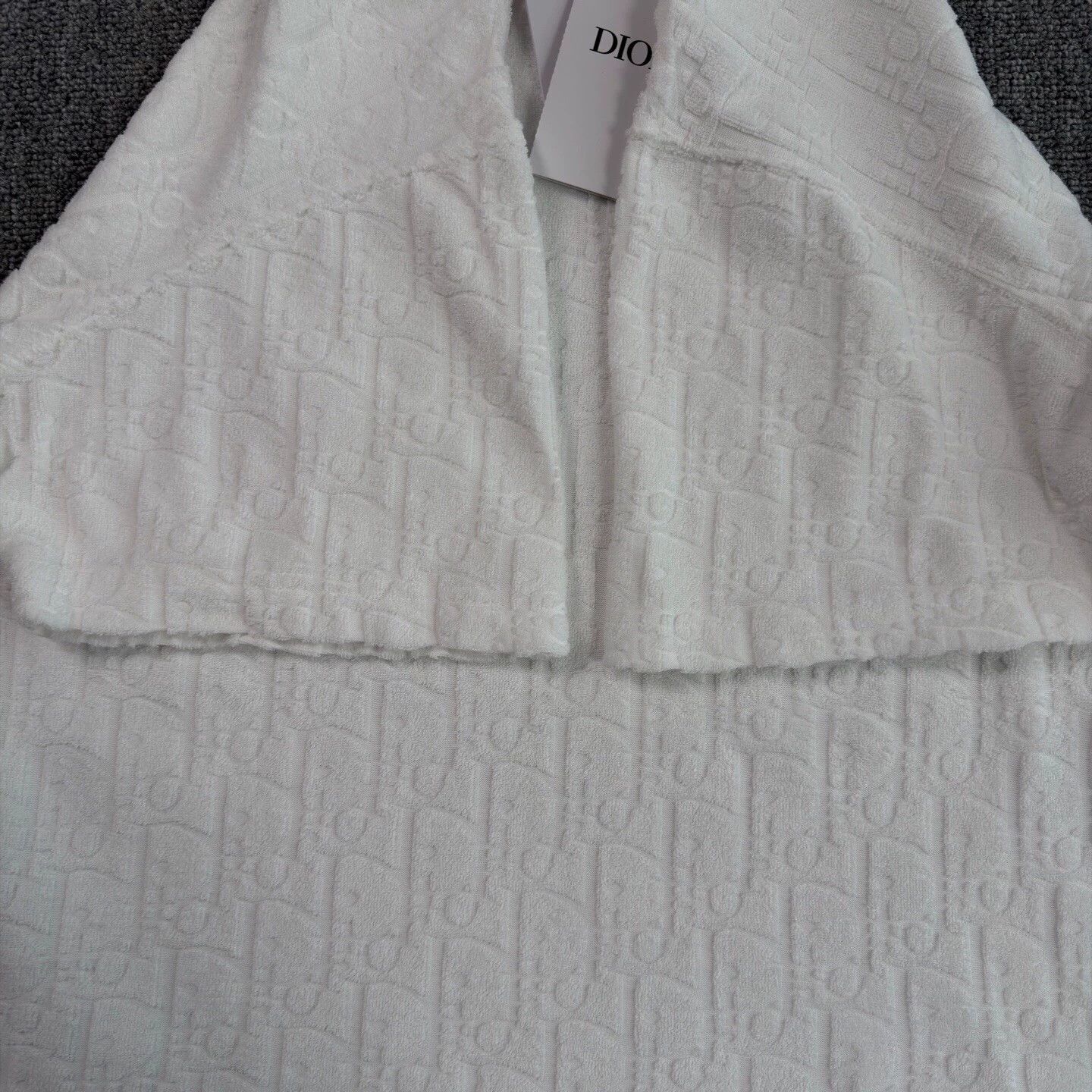 Dior Dior white terry all over print s/s M near new Size US L / EU 52-54 / 3 - 6 Thumbnail