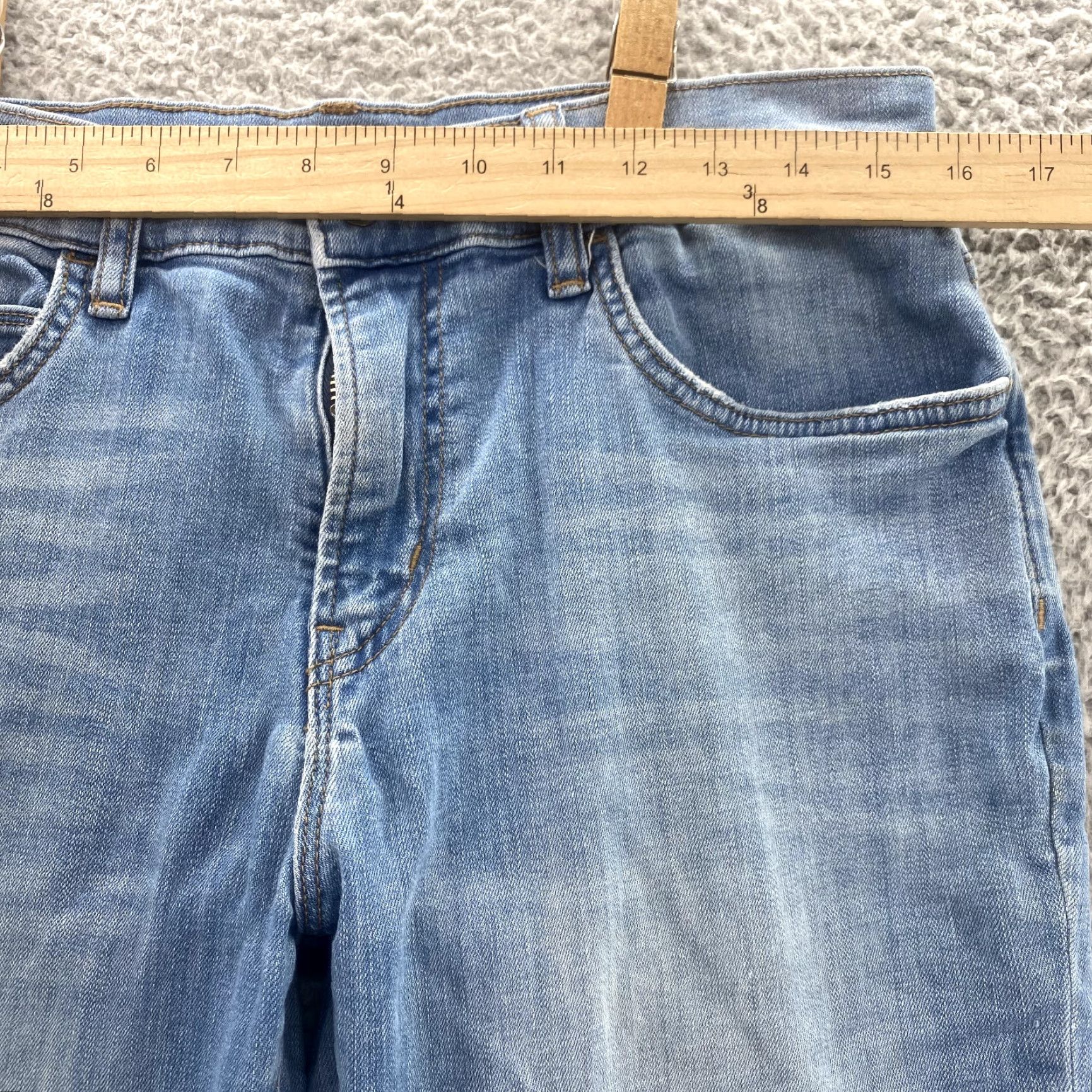 Hudson Hudson Ace Skinny Jeans Men's 30x30 Light Wash Stretch Denim Pants Slim Casual Jeans Size US 30 / EU 46 - 3 Thumbnail