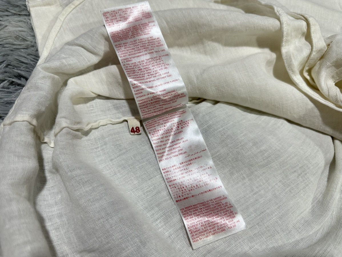 Marni × No Vacancy Inn 🔥Marni x No Vacancy Inn Linen Shirt In Limestone Size US XL / EU 56 / 4 - 12 Thumbnail