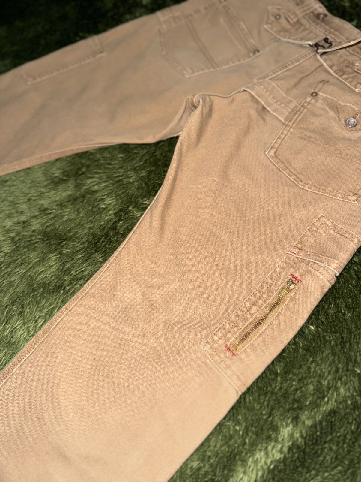 Dickies [S] Dickies Japan Cinch Back Duck Canvas Carpenter Pants Size US 30 / EU 46 - 9 Thumbnail