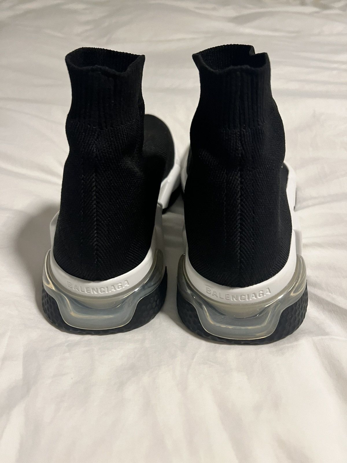 Balenciaga Balenciaga Black Speed Trainer Clear Sole Size 39EU Size US 6.5 / EU 39-40 - 4 Thumbnail