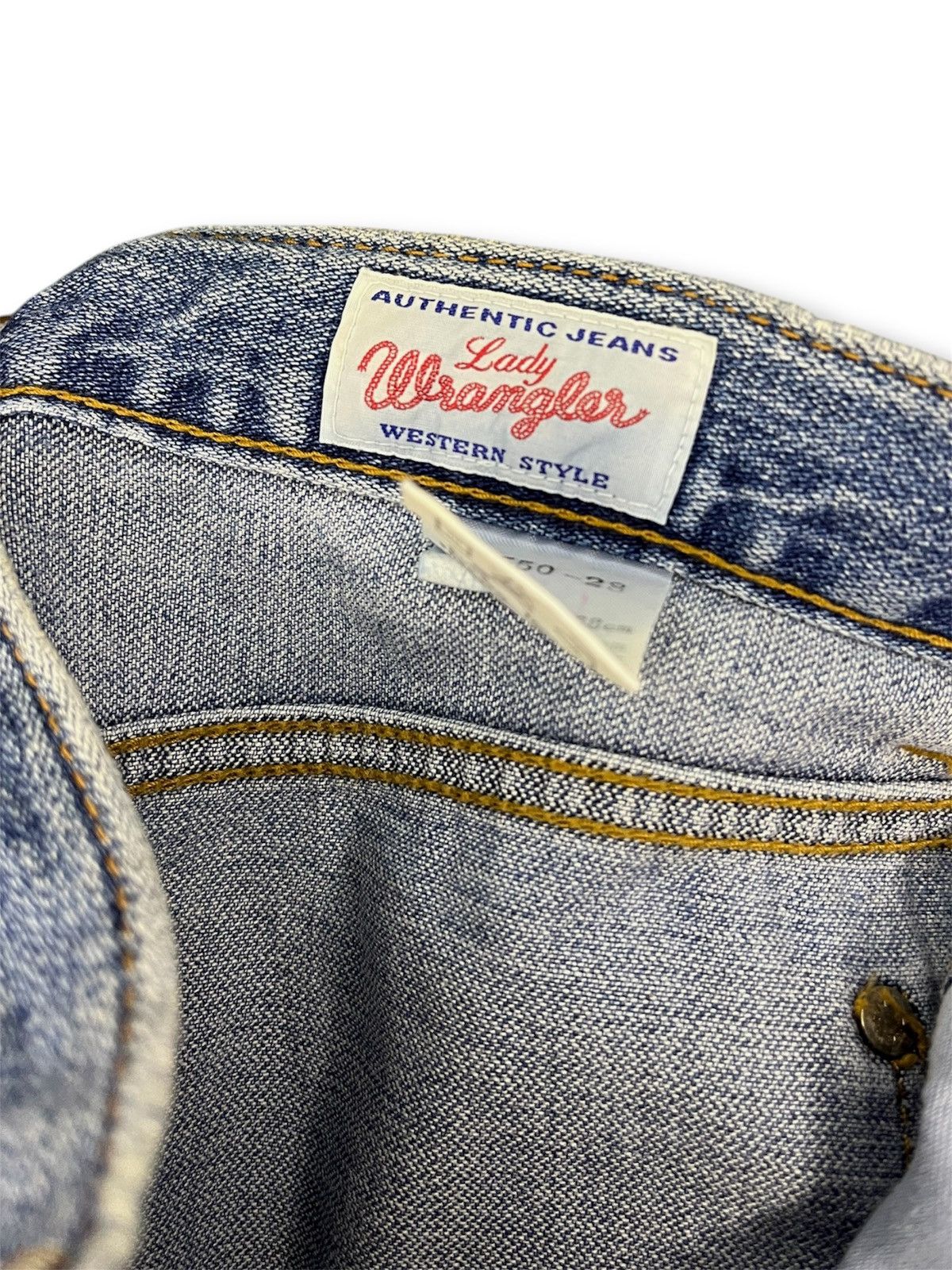 Wrangler Wrangler Japan Western Style Lady Denim Jeans Vintage Slim Size US 28 / EU 44 - 9 Thumbnail