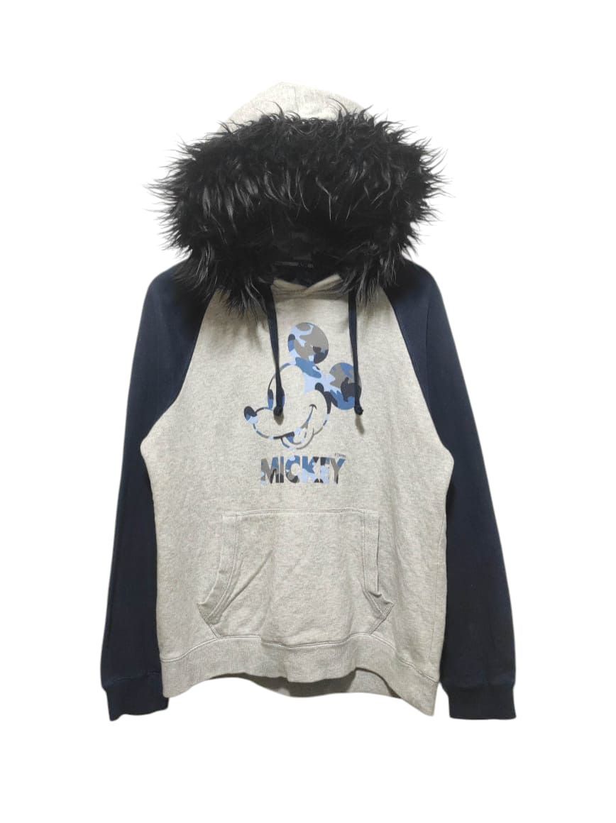 Hysteric Glamour Mickey x ASK raglan Fur Hoodie i6w9 Lgb Style Size US M / EU 48-50 / 2 - 1 Thumbnail