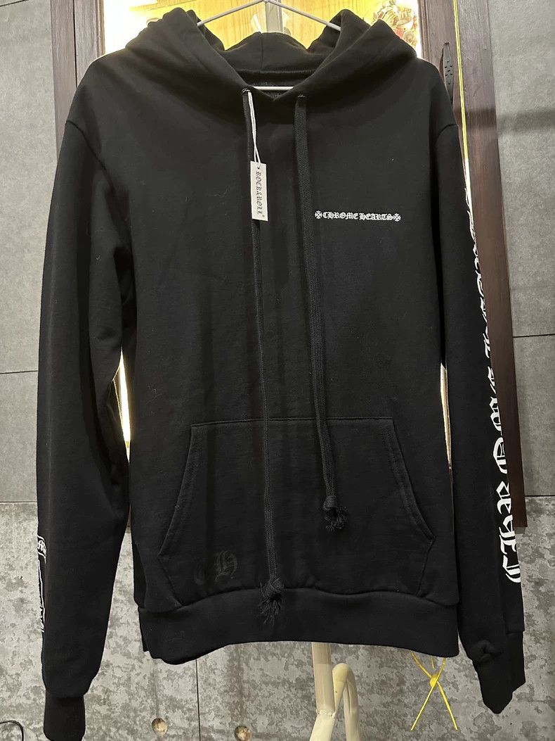 Chrome Hearts Classic Black Hoodie with Unique Design Size US M / EU 48-50 / 2 - 1 Thumbnail