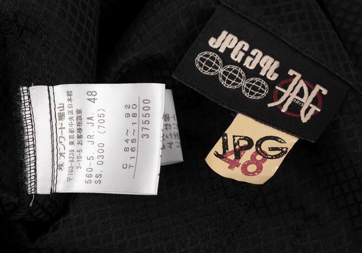 Jean Paul Gaultier Jacquard Zip Shirt Blouson in Black Size 48 Size US M / EU 48-50 / 2 - 19 Thumbnail