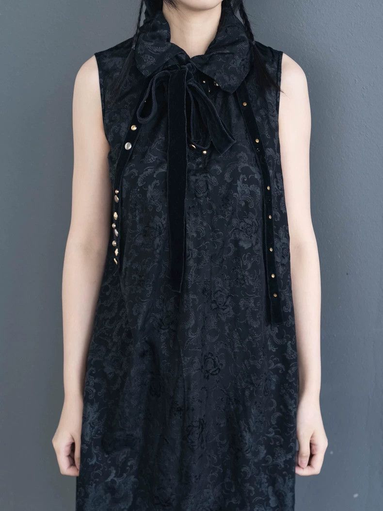 Comme des Garcons Comme Des Garcons Rivet velvet strap dress Size M / US 6-8 / IT 42-44 - 5 Thumbnail