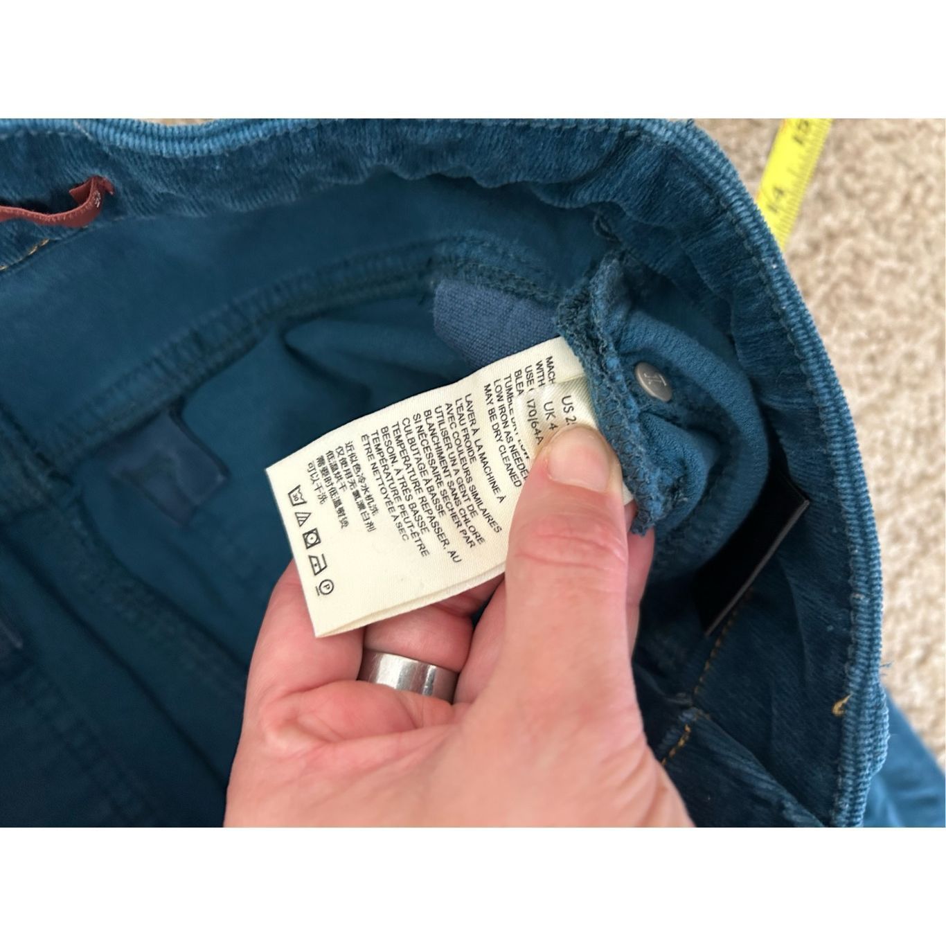 Anthropologie Anthropologie Pilcro High-Rise Button-Fly Skinny Corduroy Pa Size 25" / US 0 / IT 36 - 7 Thumbnail