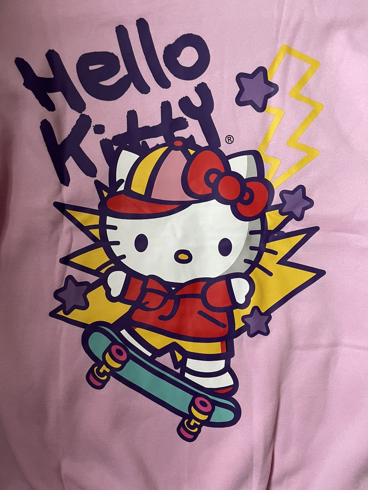 Other NWT Hello Kitty Skateboarding Pink Fleece Hoodie Unisex L Size US L / EU 52-54 / 3 - 5 Thumbnail