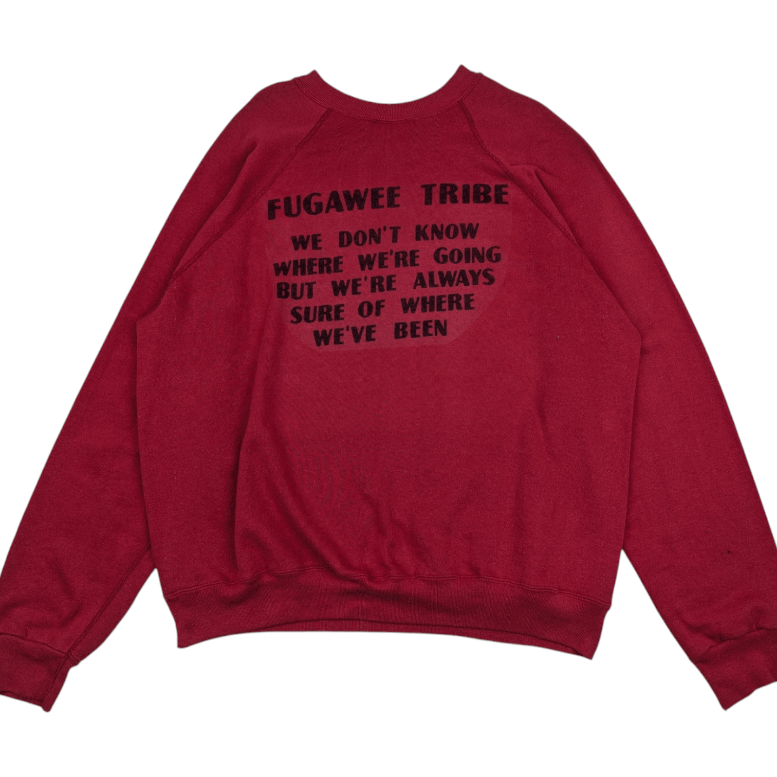 Tultex Vintage 90's FUGAWEE Indian Tribe Bird Song Sweatshirt Size US XL / EU 56 / 4 - 5 Thumbnail