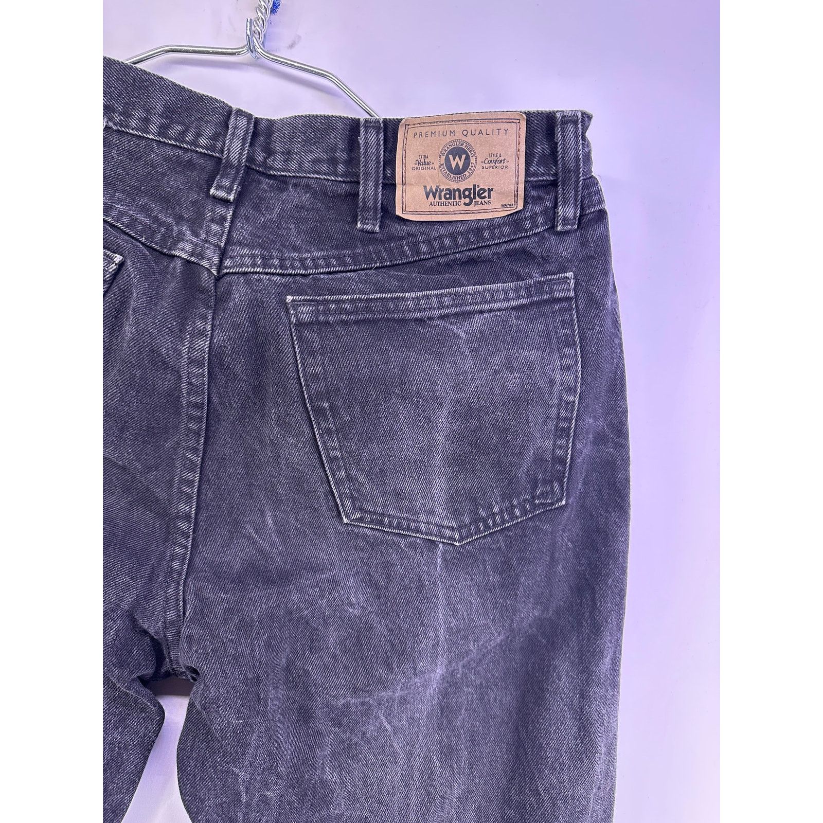 Wrangler Vintage Wrangler Black Smoked Relaxed Jeans Size 34/32 Size US 34 / EU 50 - 13 Thumbnail