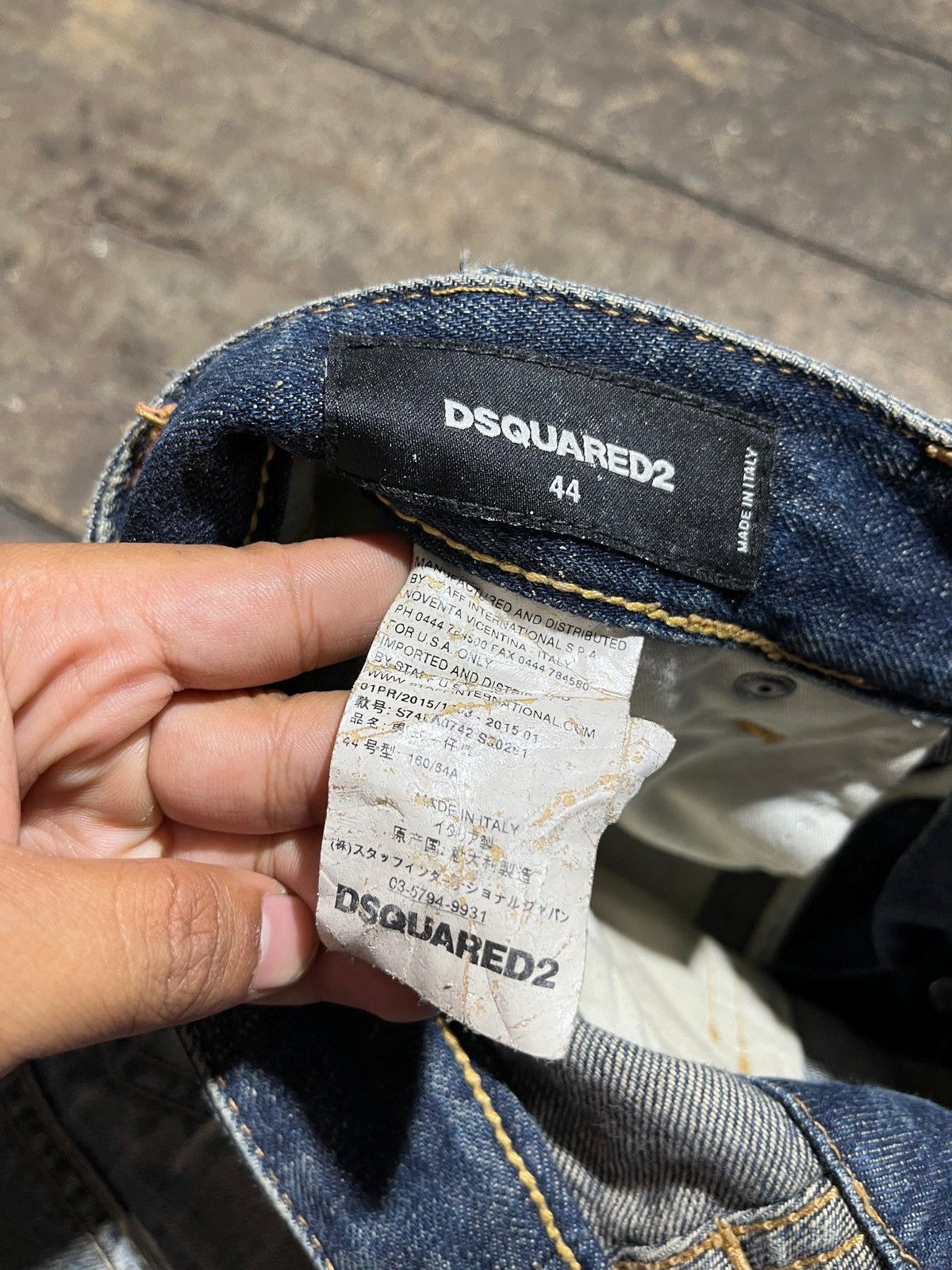 Dsquared2 Rare denim disstressed jeans dsquared2 Size US 27 - 3 Thumbnail