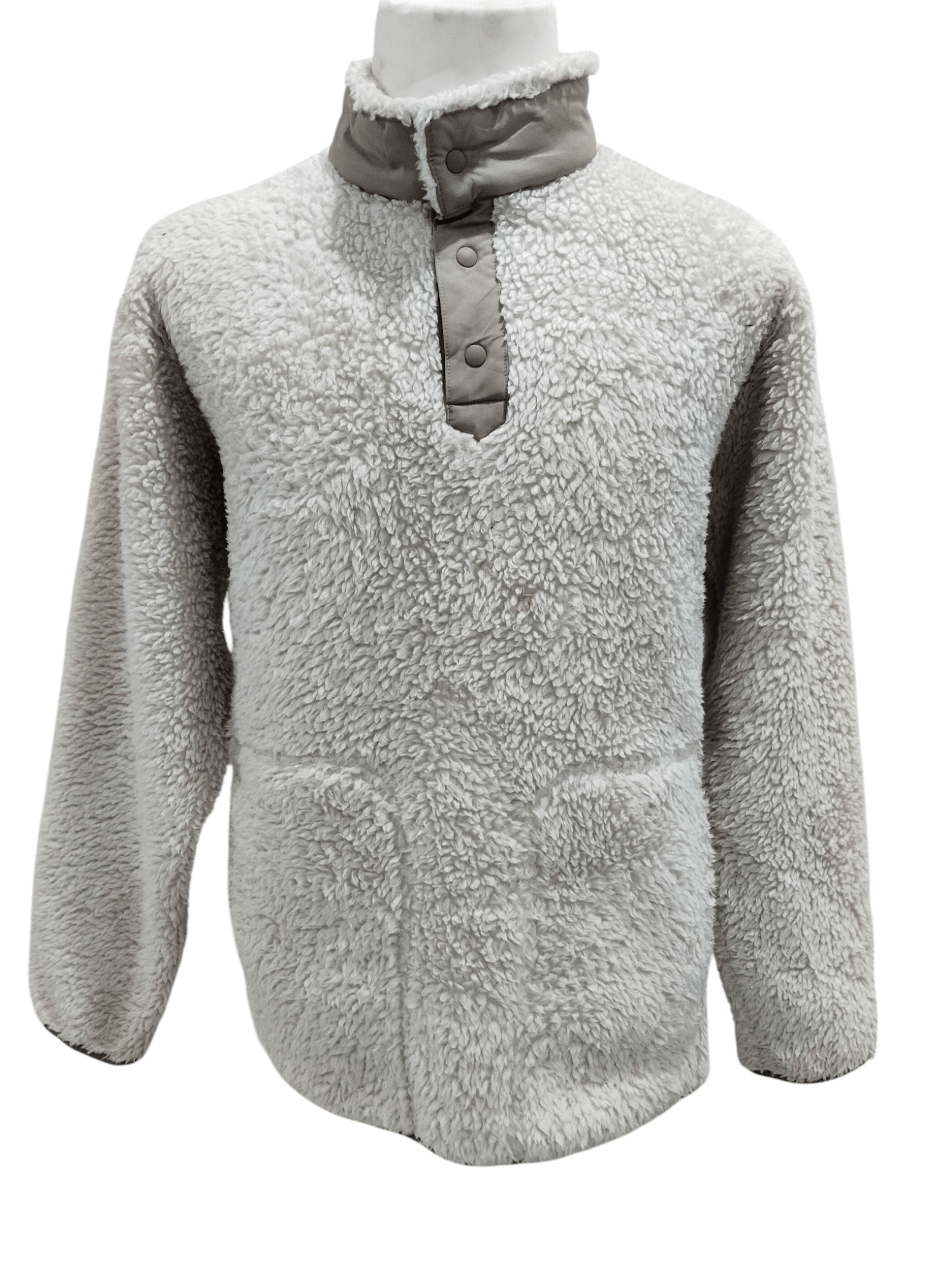 Japanese Brand × Uniqlo × White Mountaineering Uniqlo X White Mountaineering Half Button Fleece Size US L / EU 52-54 / 3 - 1 Thumbnail