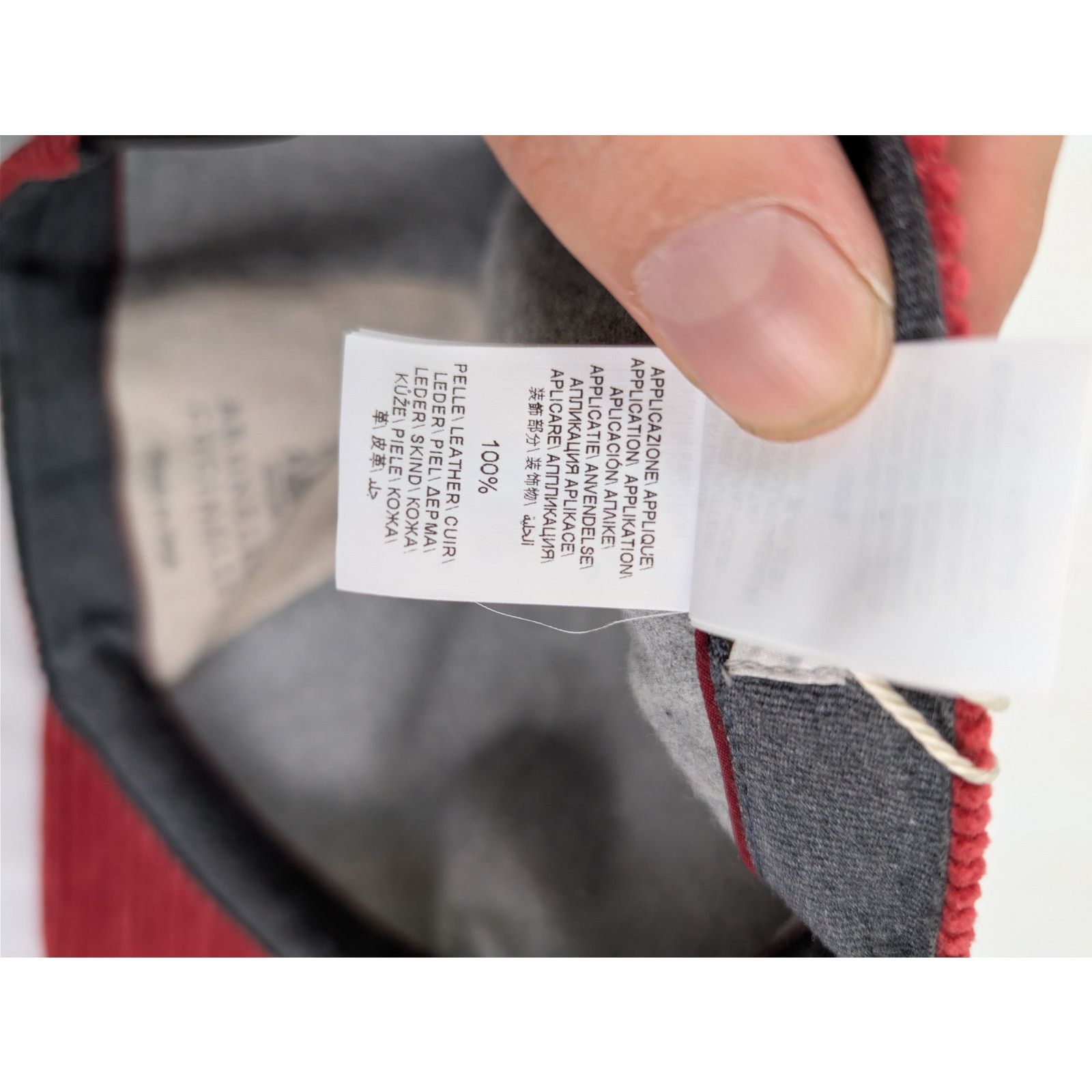 Brunello Cucinelli o1rshd1 CC20 Size: M / Baseball Cap / hat in Red Size ONE SIZE - 15 Thumbnail