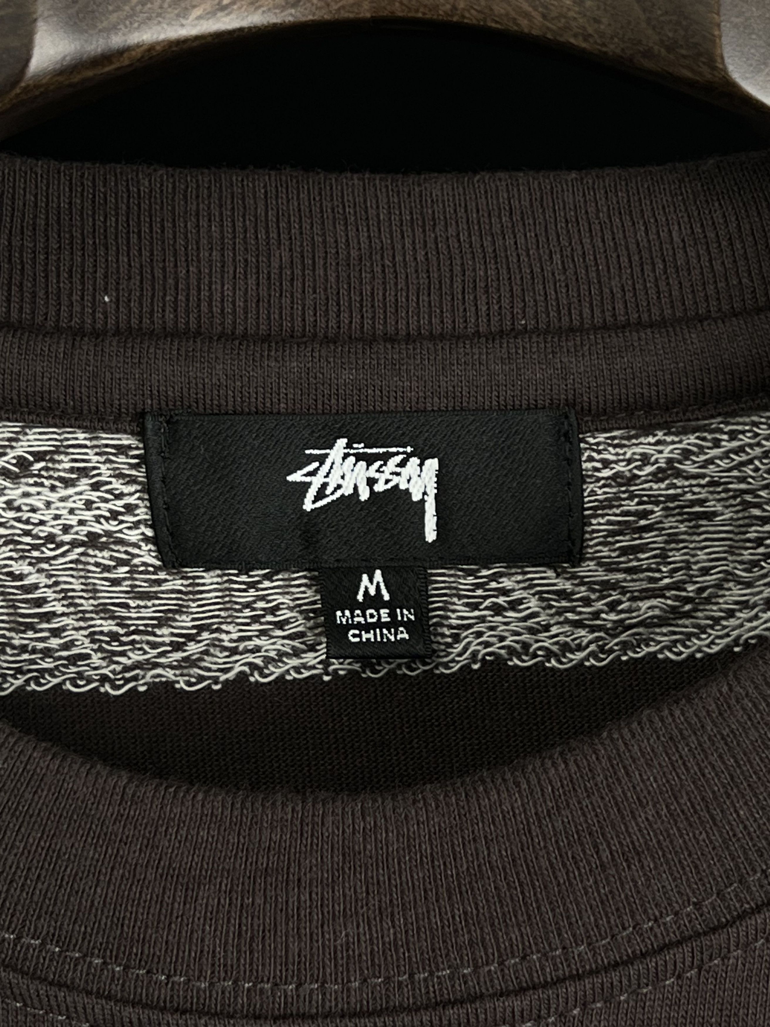 Stussy Brand New Swirl Stripe LS Crew Brown (FW21) M Size US M / EU 48-50 / 2 - 6 Thumbnail