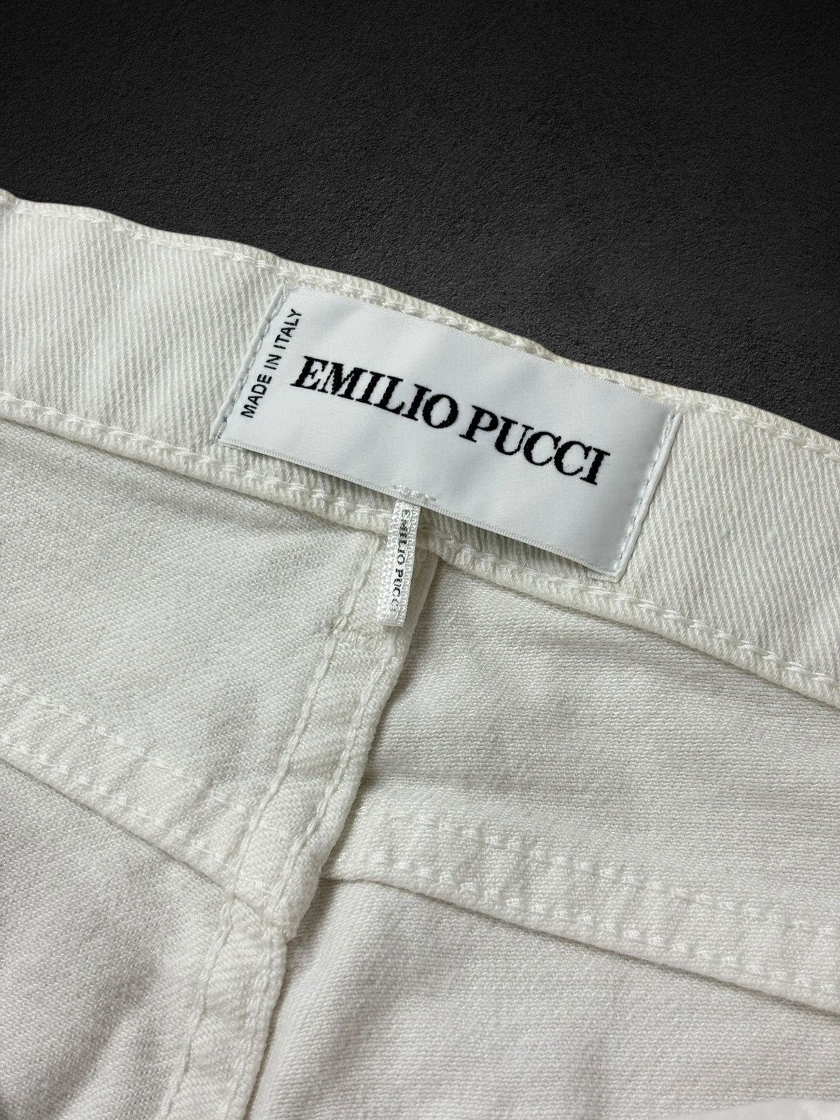 Emilio Pucci Emilio Pucci White Denim Jeans Pants Size 26" / US 2 / IT 38 - 17 Thumbnail