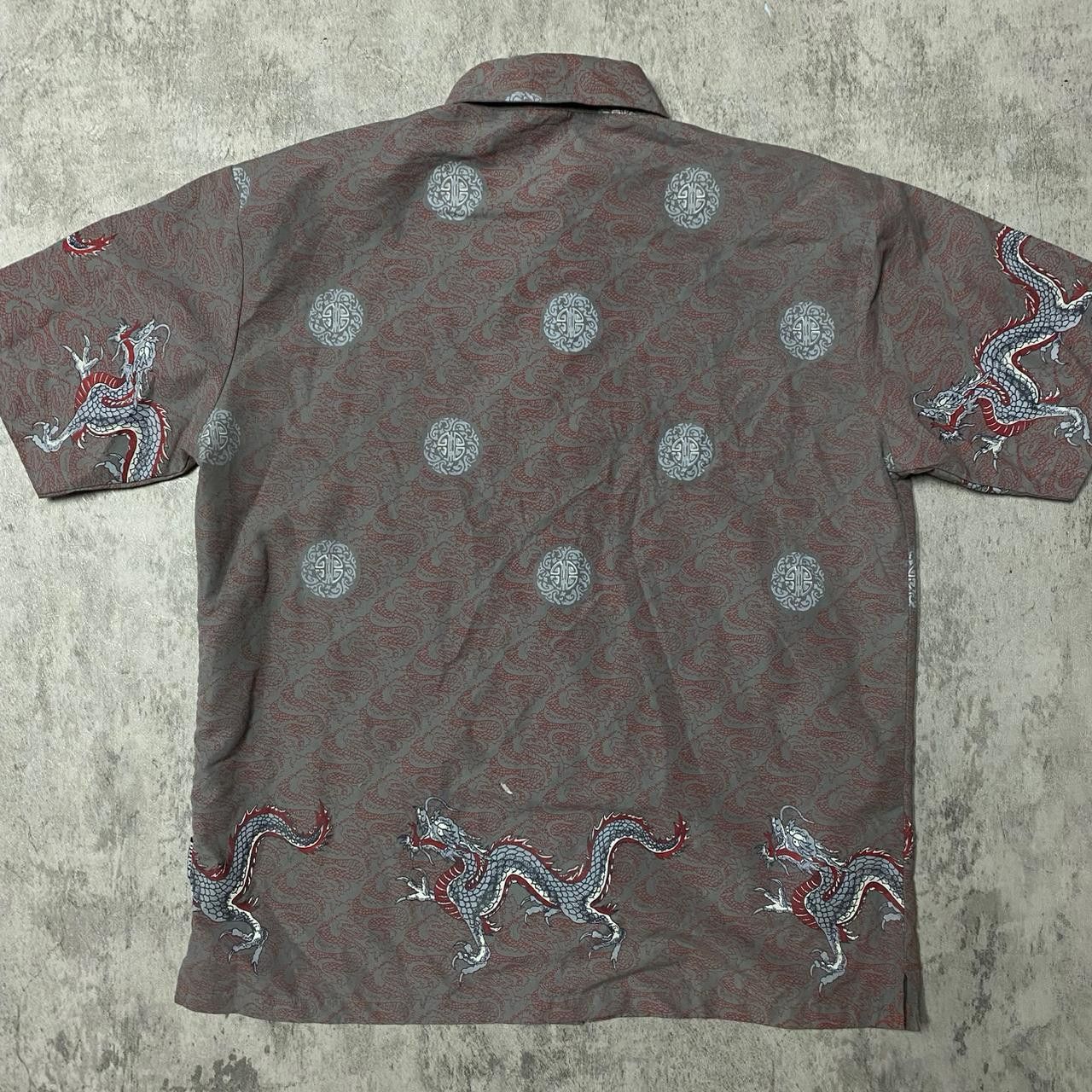 Other Grey and red dragon button-up shirt #grunge Size US XL / EU 56 / 4 - 4 Thumbnail