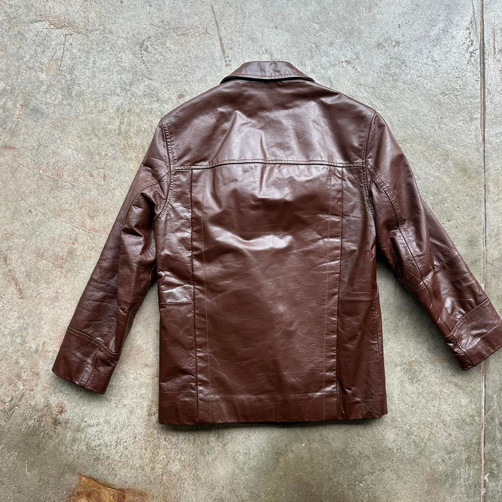 Wilsons Leather Brown Wilson's Leather jacket with button closure Size US S / EU 44-46 / 1 - 6 Thumbnail