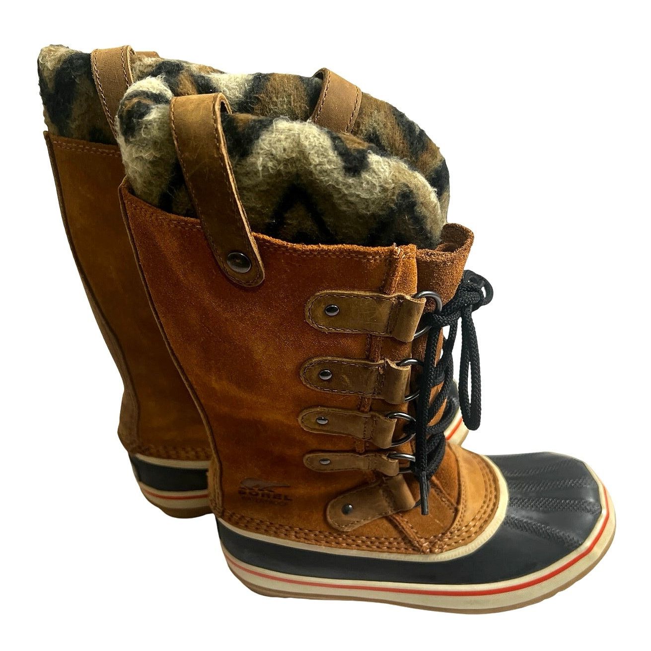 SOREL Sorel Joan Of Arctic Knit II Elk Waterproof Insulated Boots Size US 6 / IT 36 - 3 Thumbnail