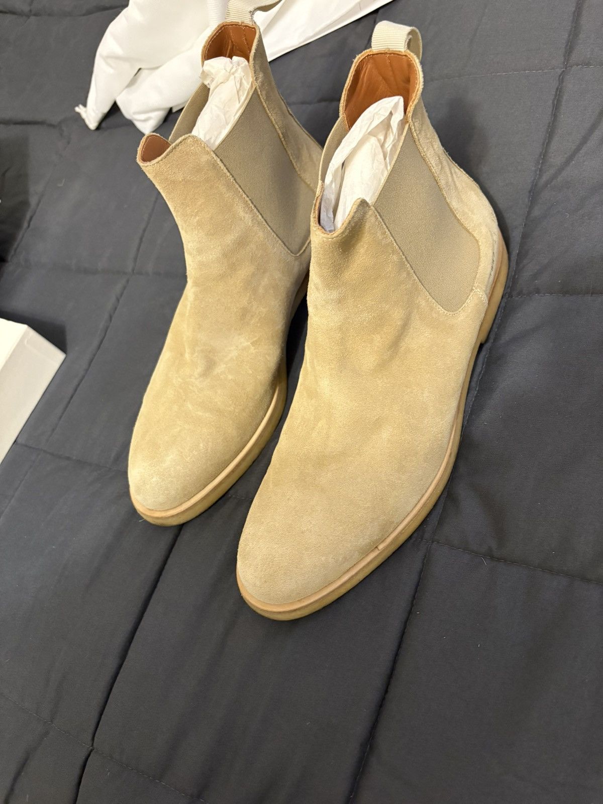 Common Projects COMMON PROJECTS - 41 - SUEDE TAN - MINT Size US 8 / EU 41 - 7 Thumbnail
