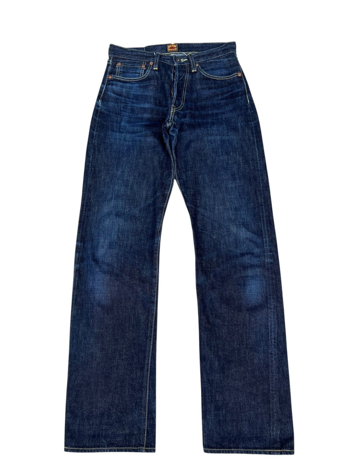 The Real McCoy's Vintage The Real McCoy Fade Blue Denim Selvedge Jeans Size US 30 / EU 46 - 1 Thumbnail