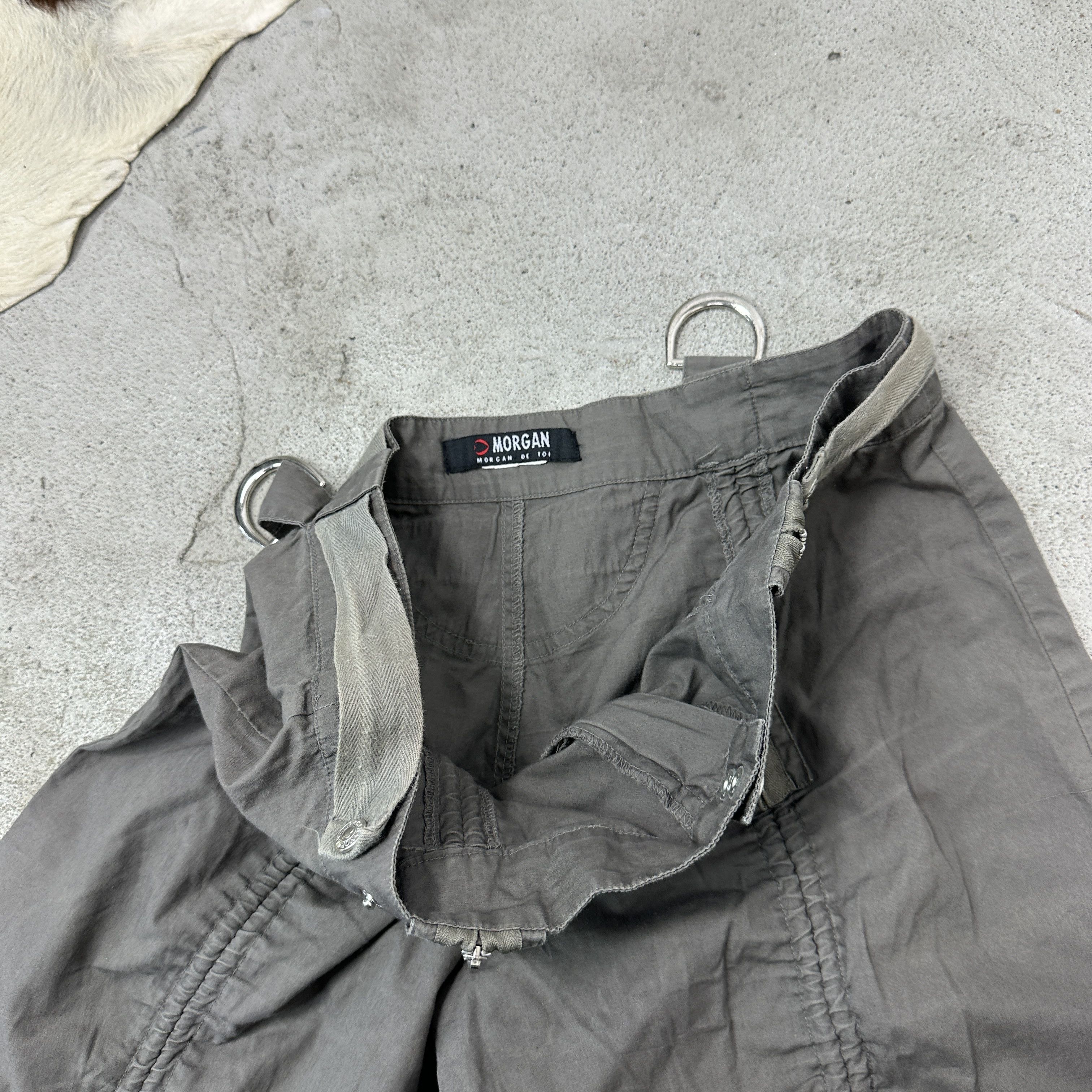 Vintage Vintage Ruched Cargo Morgan Miliatry Pants 00s Size 26" / US 2 / IT 38 - 7 Thumbnail
