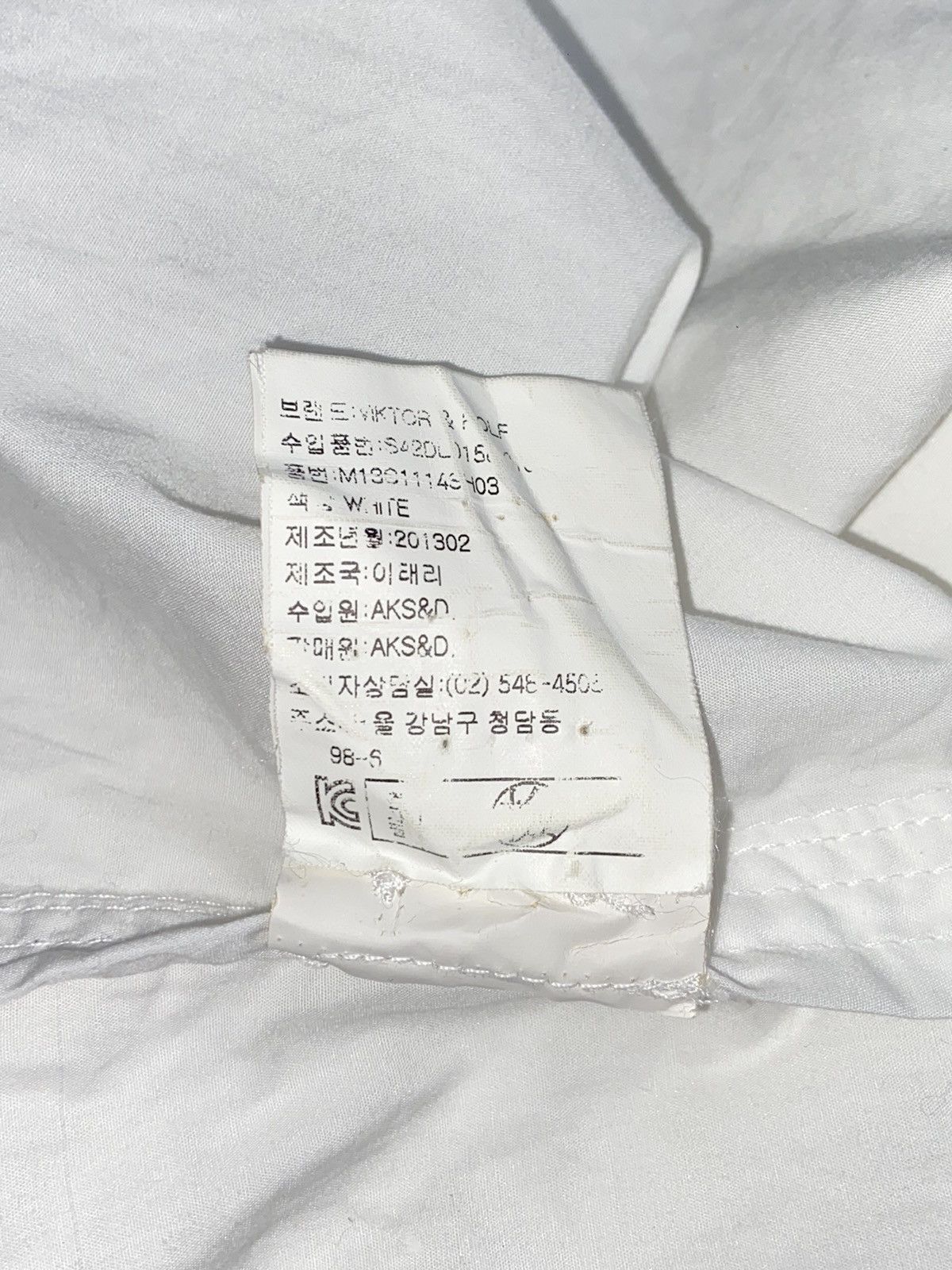Viktor & Rolf VIKTOR & ROLF White Shirt Size US L / EU 52-54 / 3 - 10 Thumbnail
