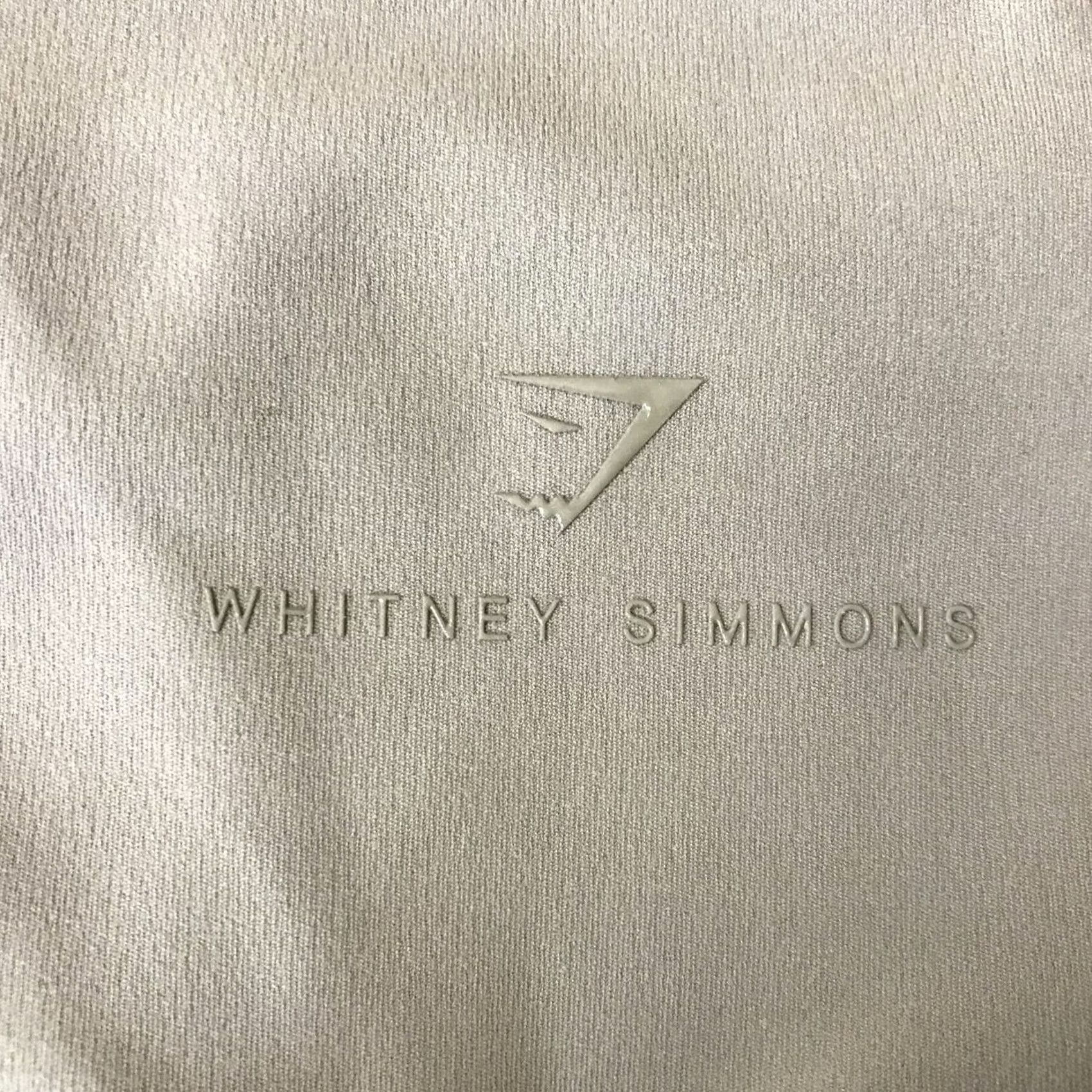 Gymshark WHITNEY SIMMONS GYMSHARK WOMEN'S XXS/XS BEIGE STASH POCKETS LEGGINGS PANTS Size 24" / US 00 / IT 34 - 7 Thumbnail