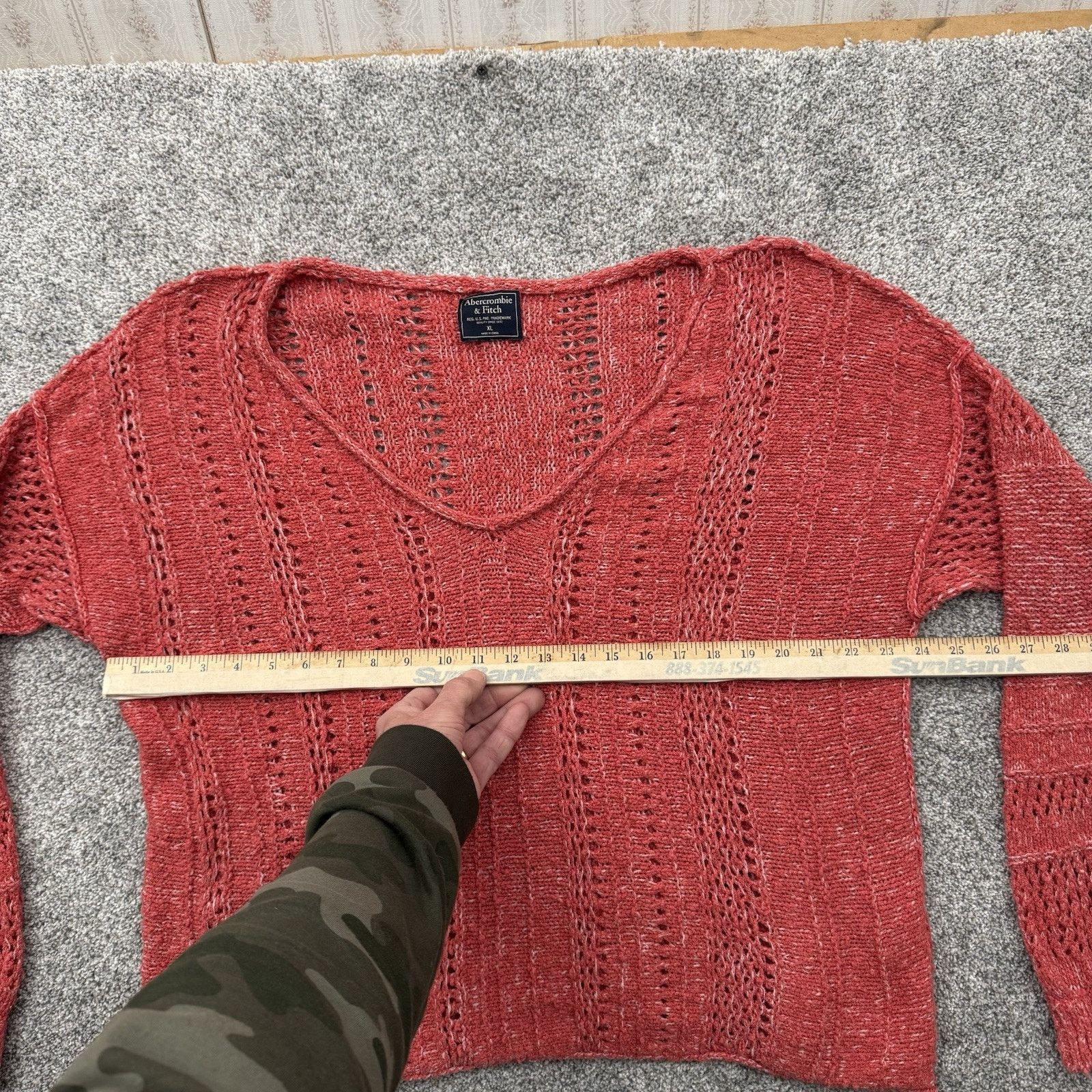 Abercrombie & Fitch Vintage Y2K Abercrombie & Fitch Sweater Women XL Open Knit Size XL / US 12-14 / IT 48-50 - 3 Thumbnail