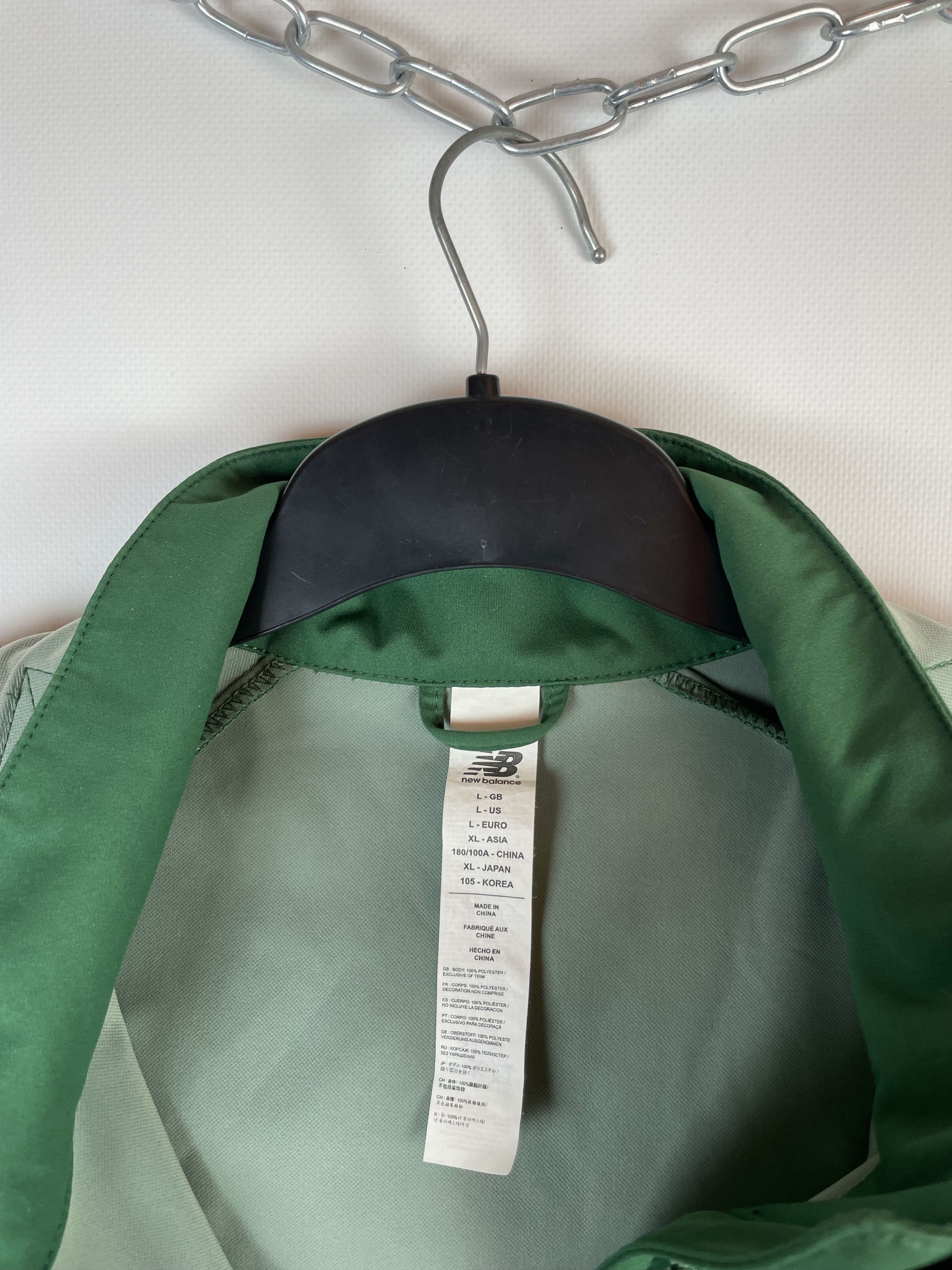 New Balance New Balanc Celtic Track Top Training Jacket Football Soccer Size US L / EU 52-54 / 3 - 5 Thumbnail