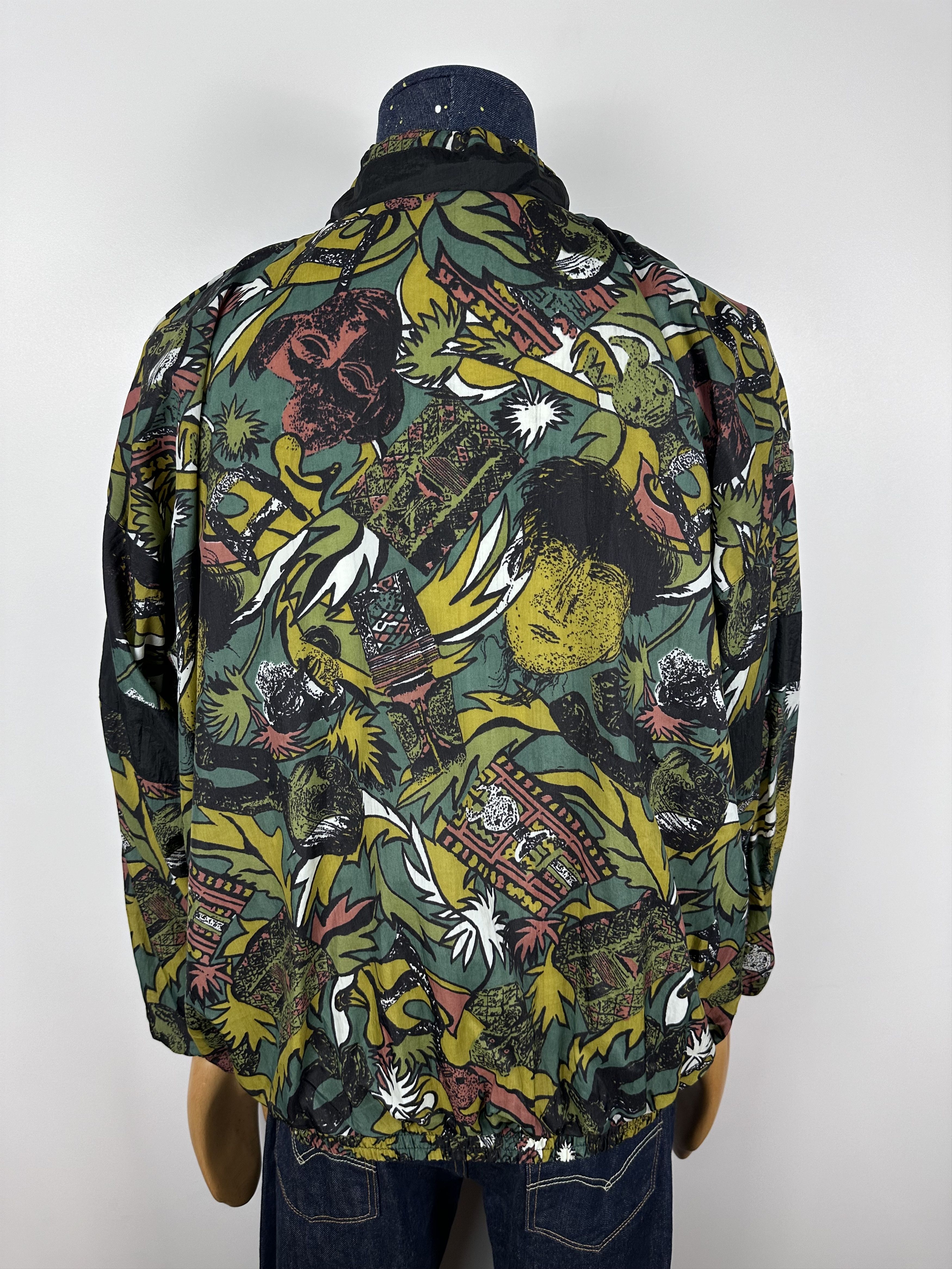 Vintage Vintage 90s Super Champ All Over Crazy Print Jacket Size US L / EU 52-54 / 3 - 6 Thumbnail