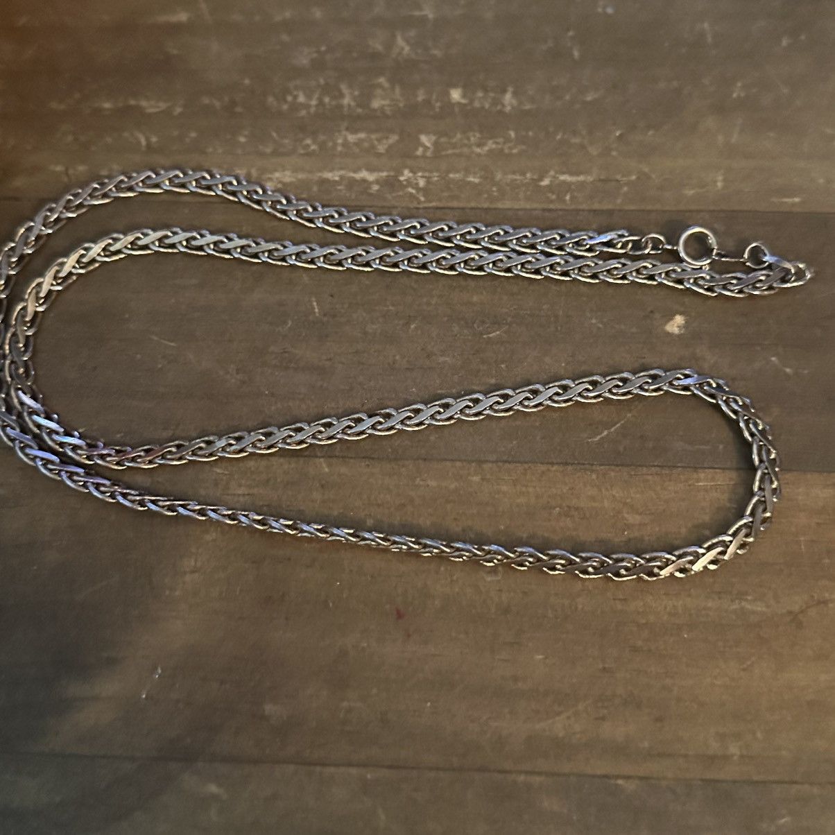 Vintage Vintage gold tone flat S link chain necklace Size ONE SIZE - 2 Thumbnail
