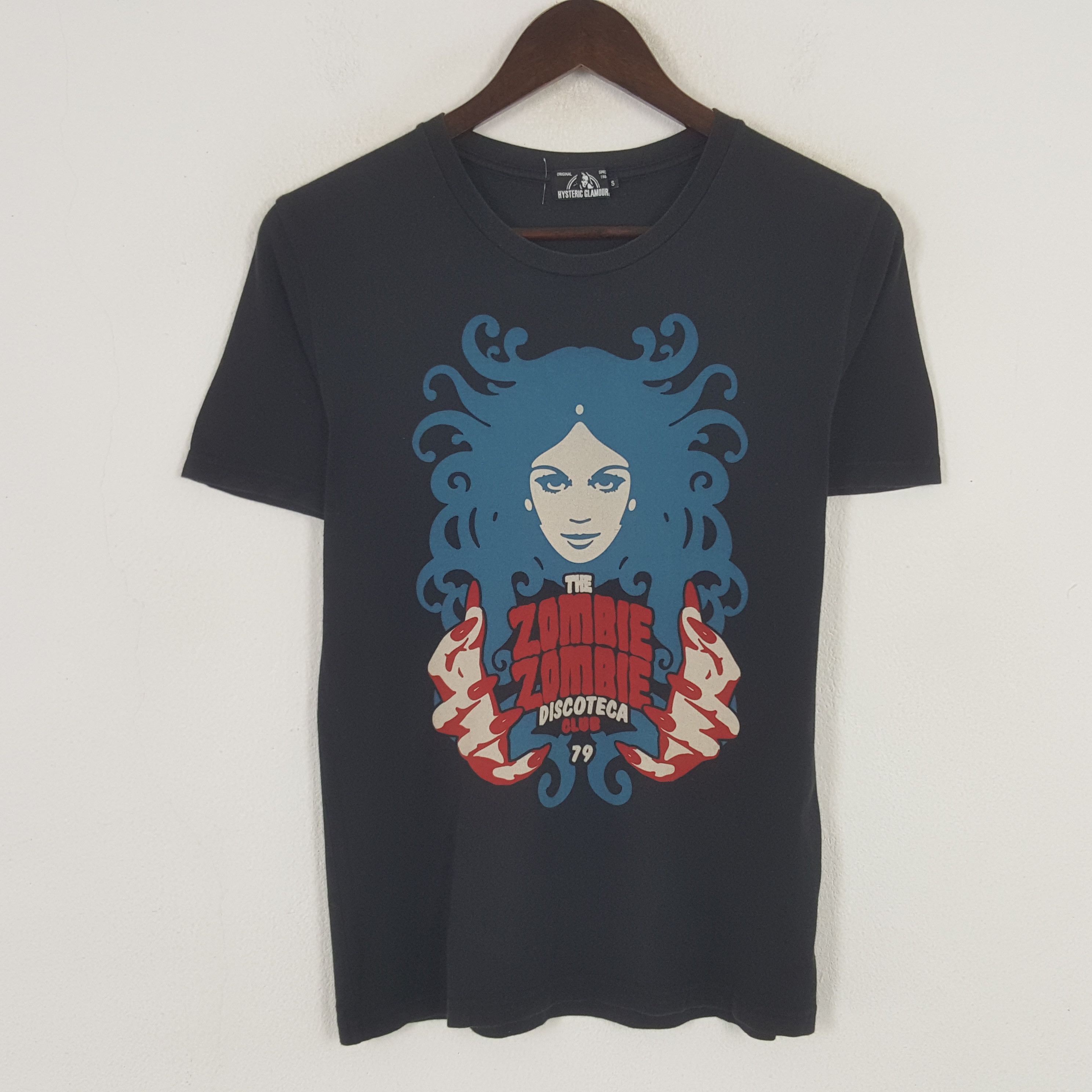 Hysteric Glamour × Vintage Vintage Hysteric The Zombie Zombie Discoteca Tshirt C276N62 Size US S / EU 44-46 / 1 - 1 Thumbnail