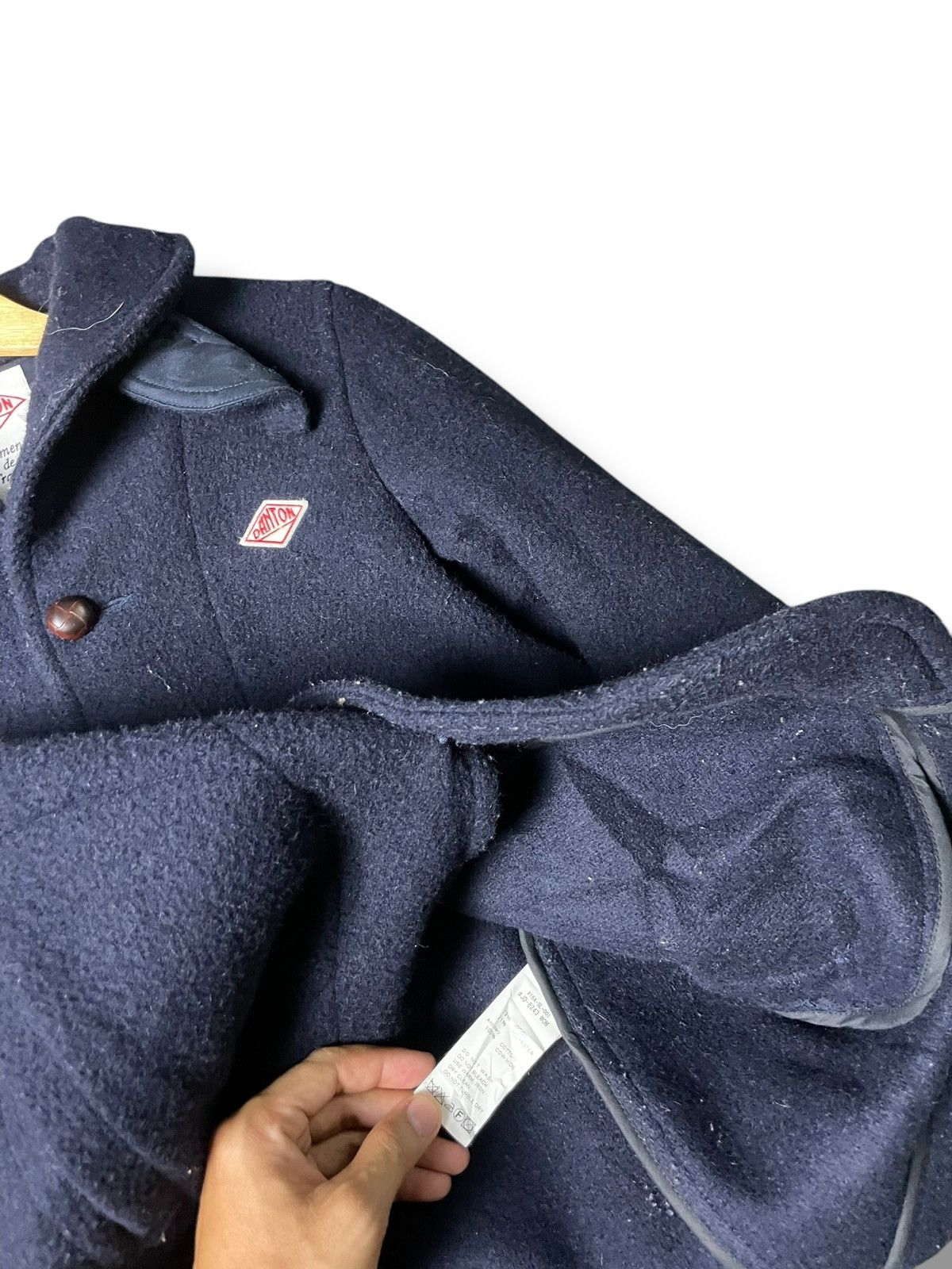 Danton × Japanese Brand × Vintage Rare DANTON Buttoned Wool Jacket (90) Size US XXS / EU 40 - 5 Thumbnail