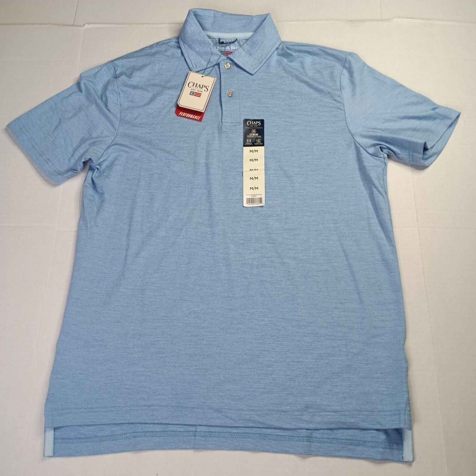 Chaps Chaps Everyday Performance Polo Shirt Men's Size M Blue Size US M / EU 48-50 / 2 - 1 Thumbnail