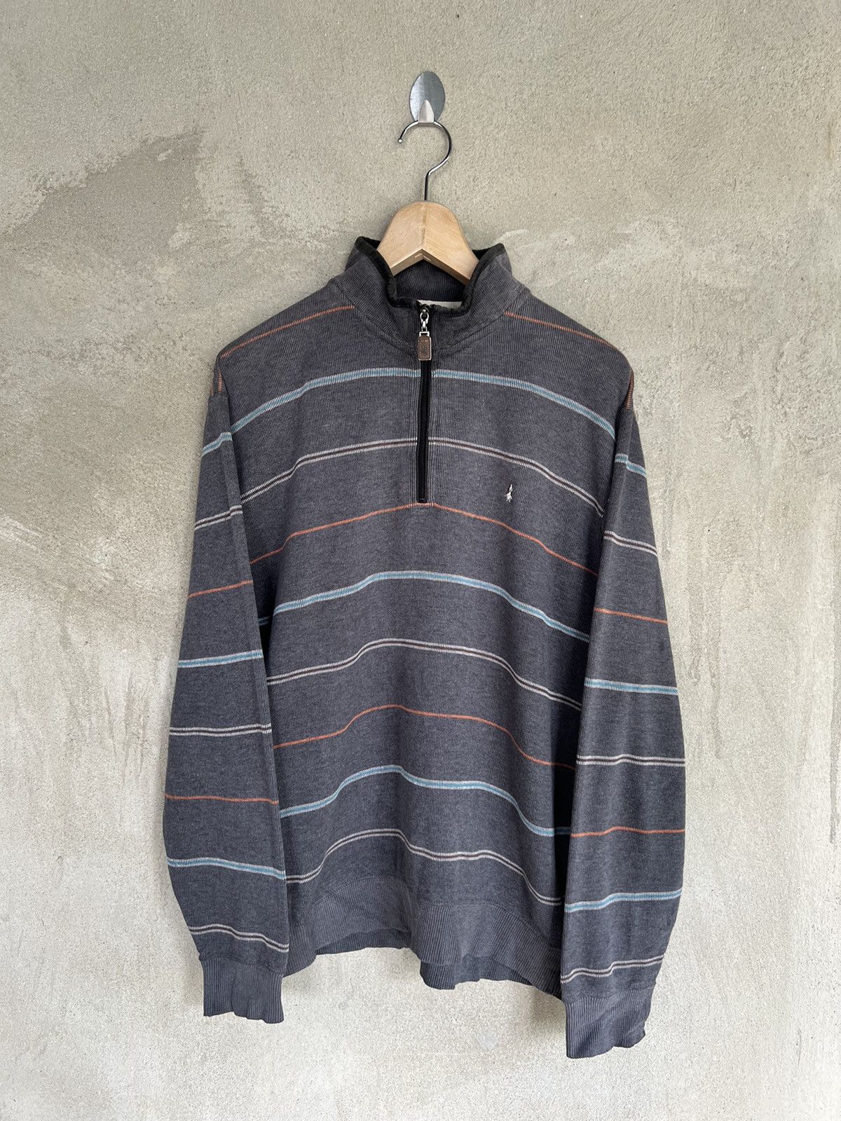 Hush Puppies × Vintage Vintage Hush Puppies Striped Sweatshirt Size US L / EU 52-54 / 3 - 2 Thumbnail
