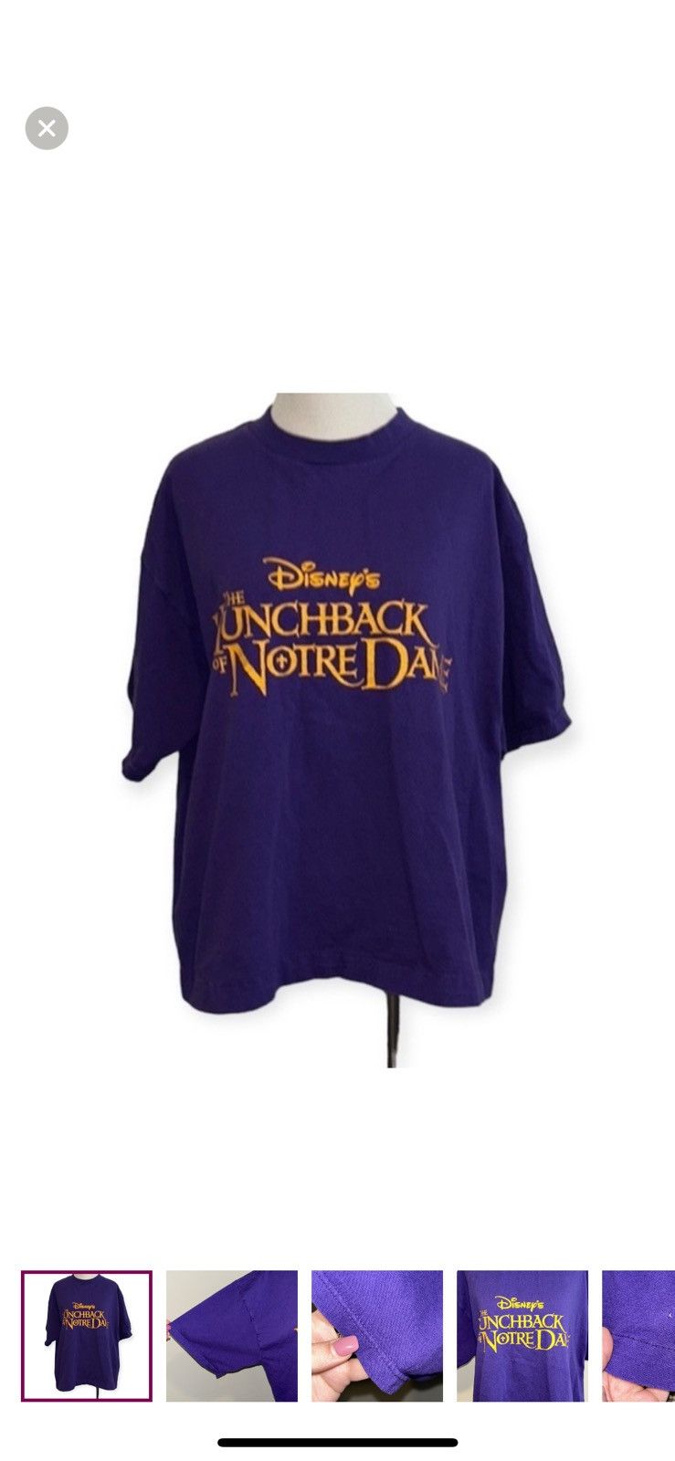 Tultex Disney Tultex xl vintage hunchback of notre dame tee Size XL / US 12-14 / IT 48-50 - 1 Thumbnail