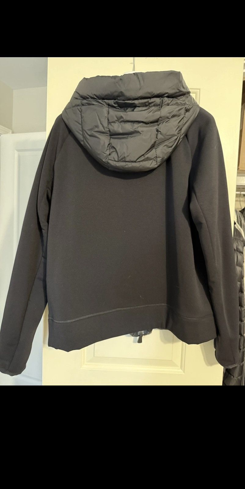 Moncler Grenoble Moncler Grenoble Black Hooded Hybrid Jacket Size 5 / XXL Size US XL / EU 56 / 4 - 7 Thumbnail
