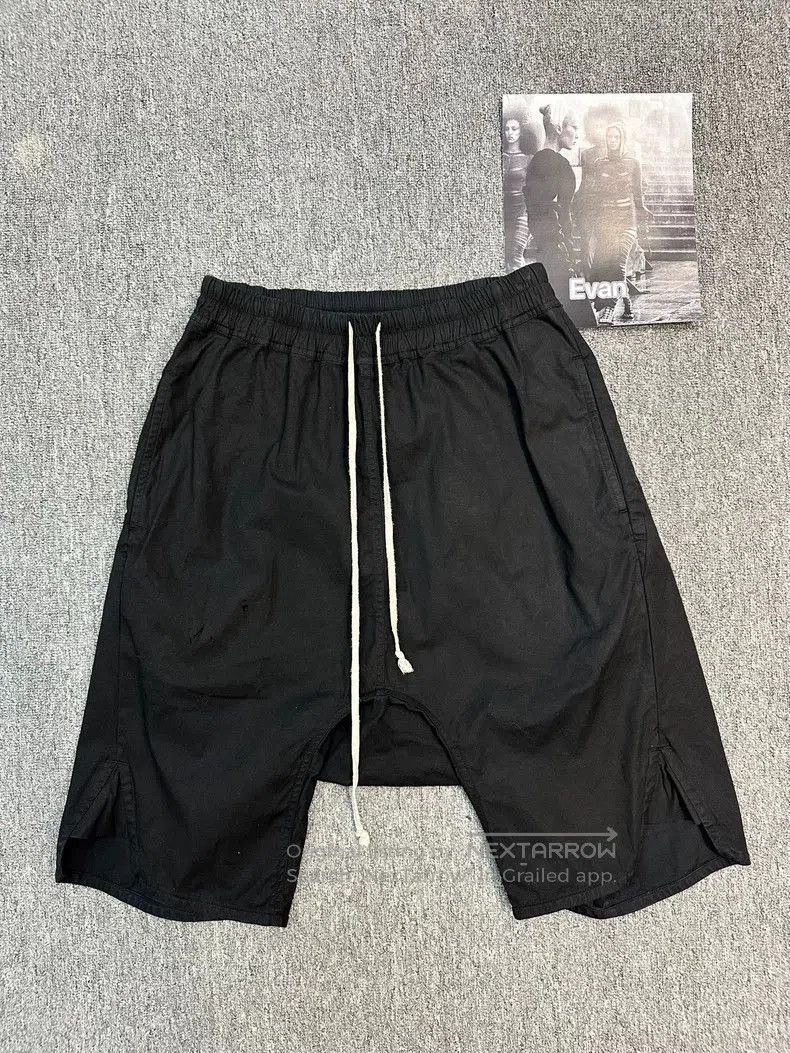 Rick Owens Rick Owens Black Workwear Shorts. Size US 31 - 1 Thumbnail